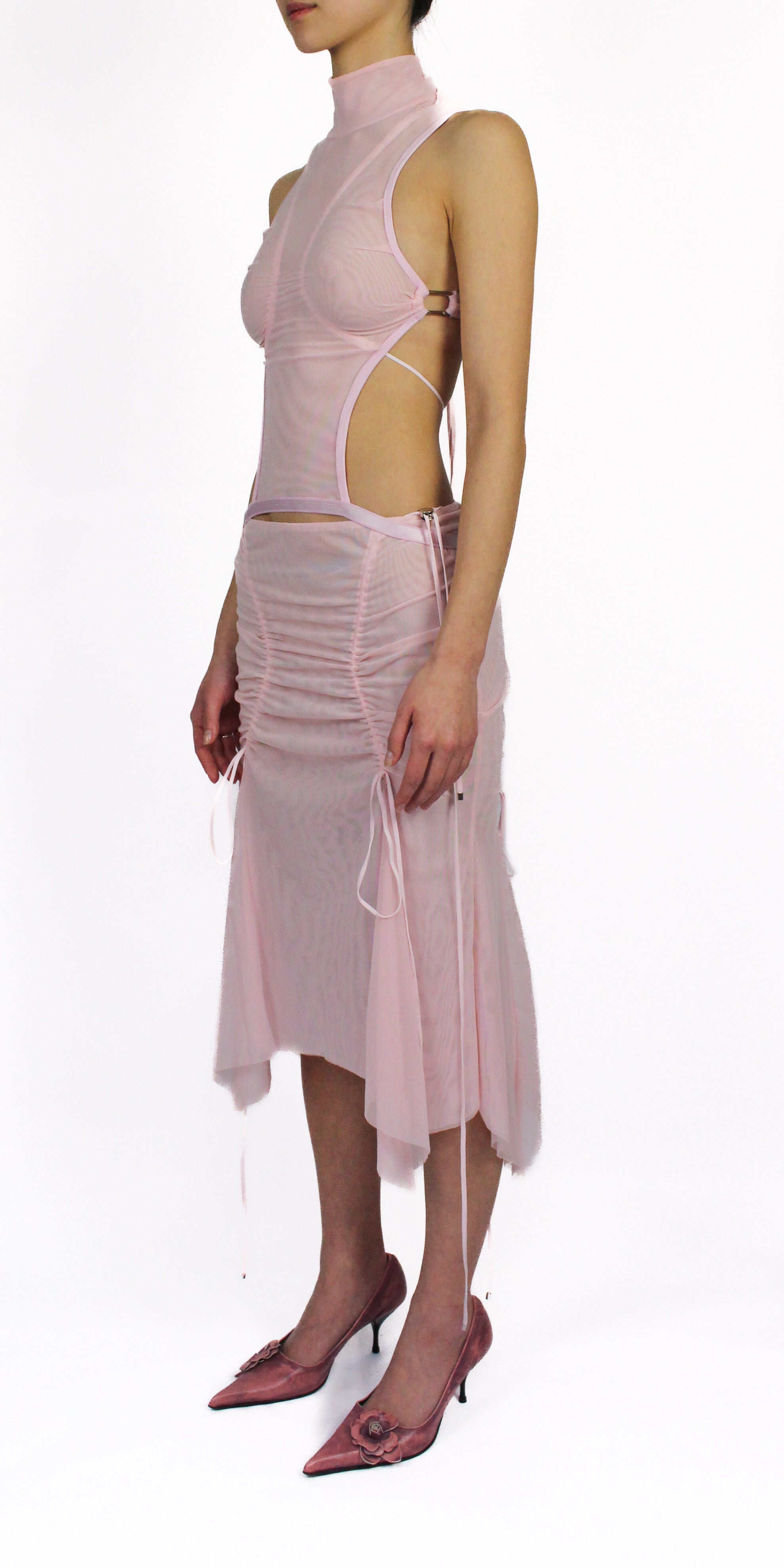 Momentum godet midi skirt