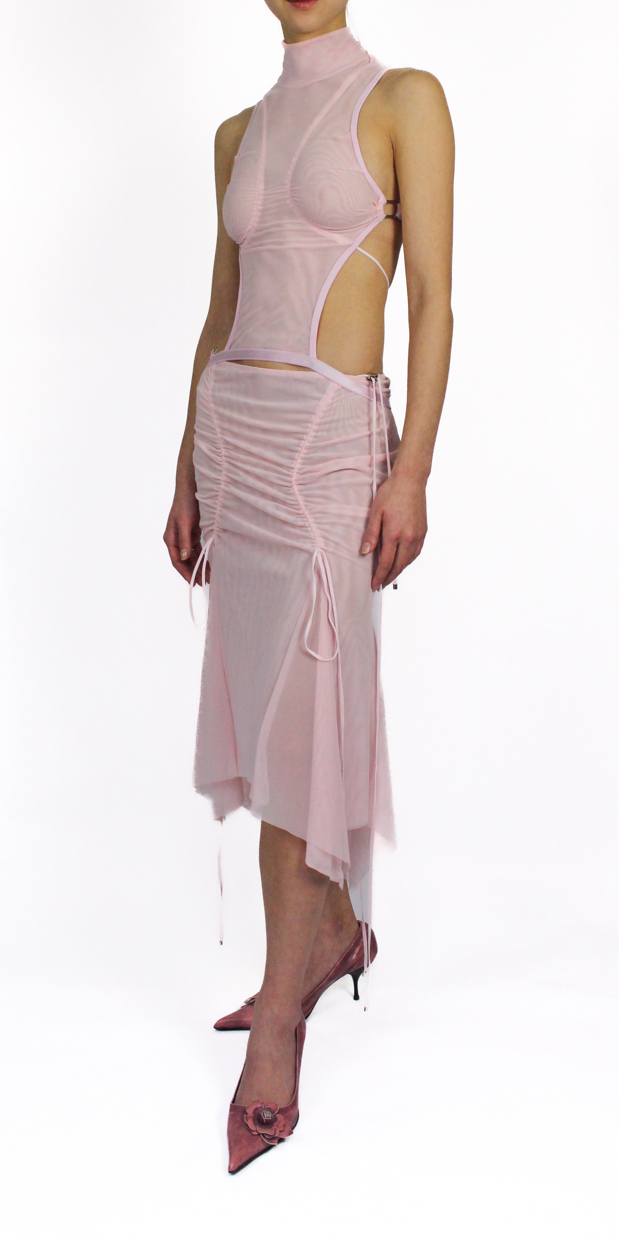 Momentum godet midi skirt