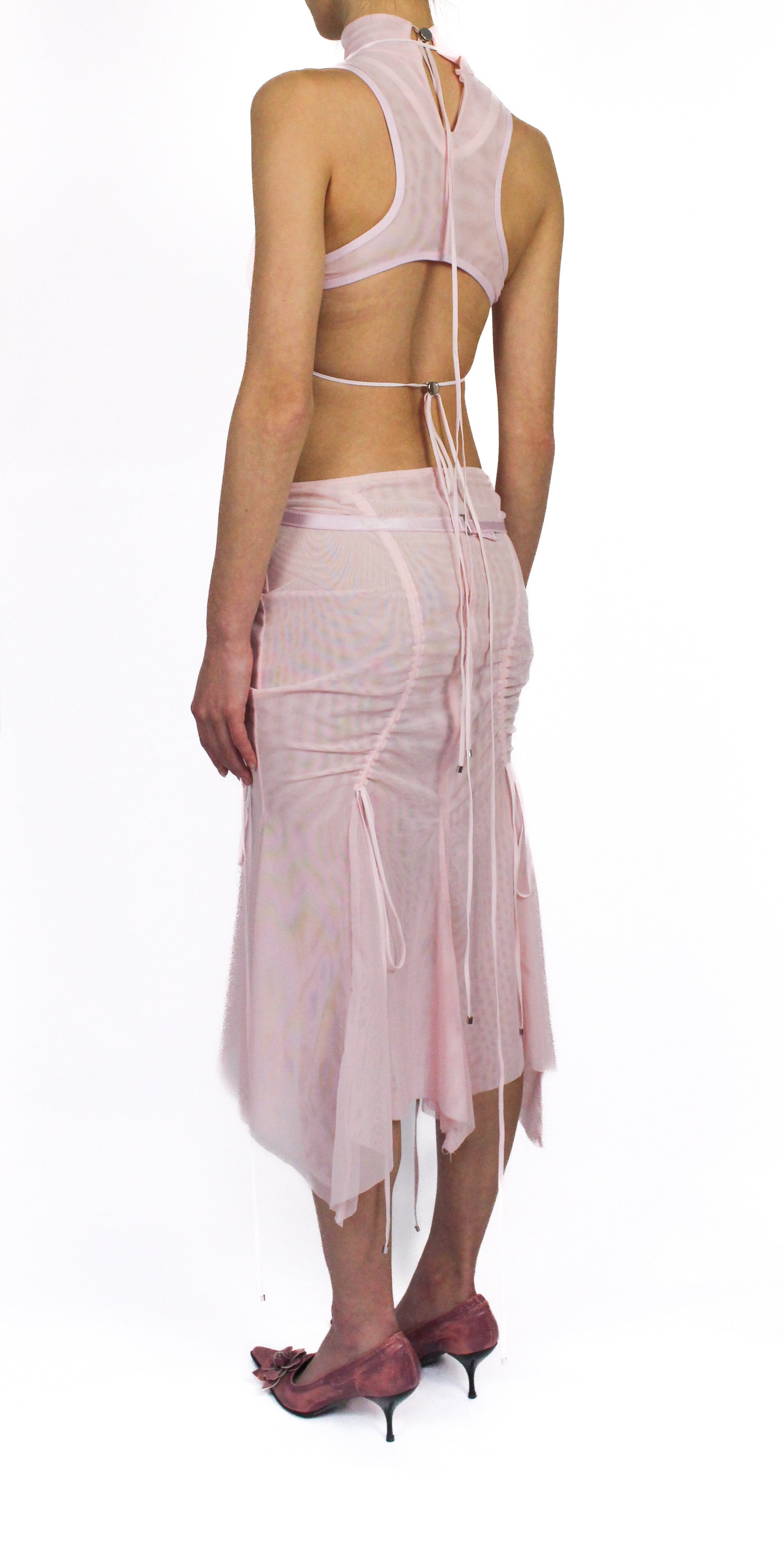 Momentum godet midi skirt