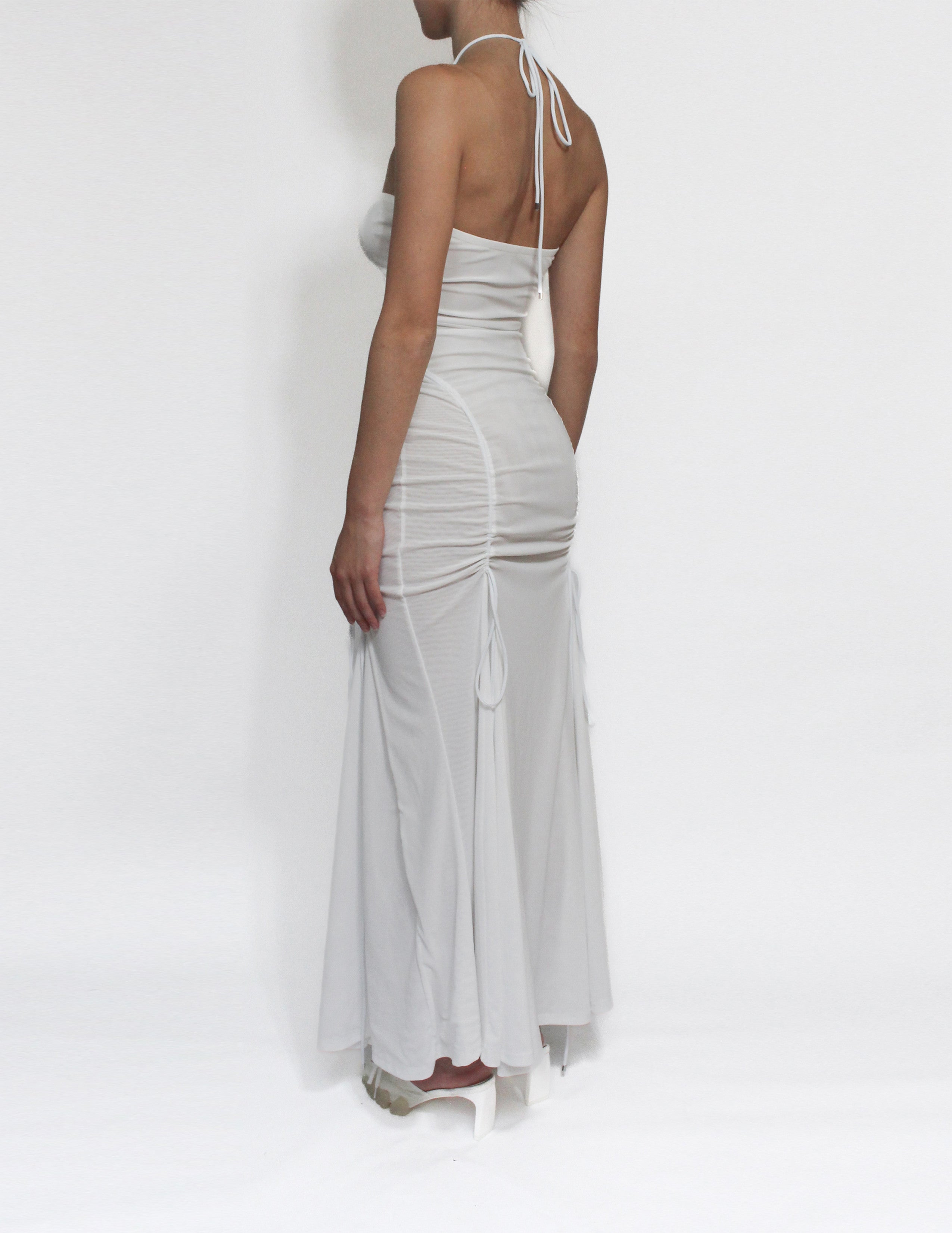 Ellipse mesh gown