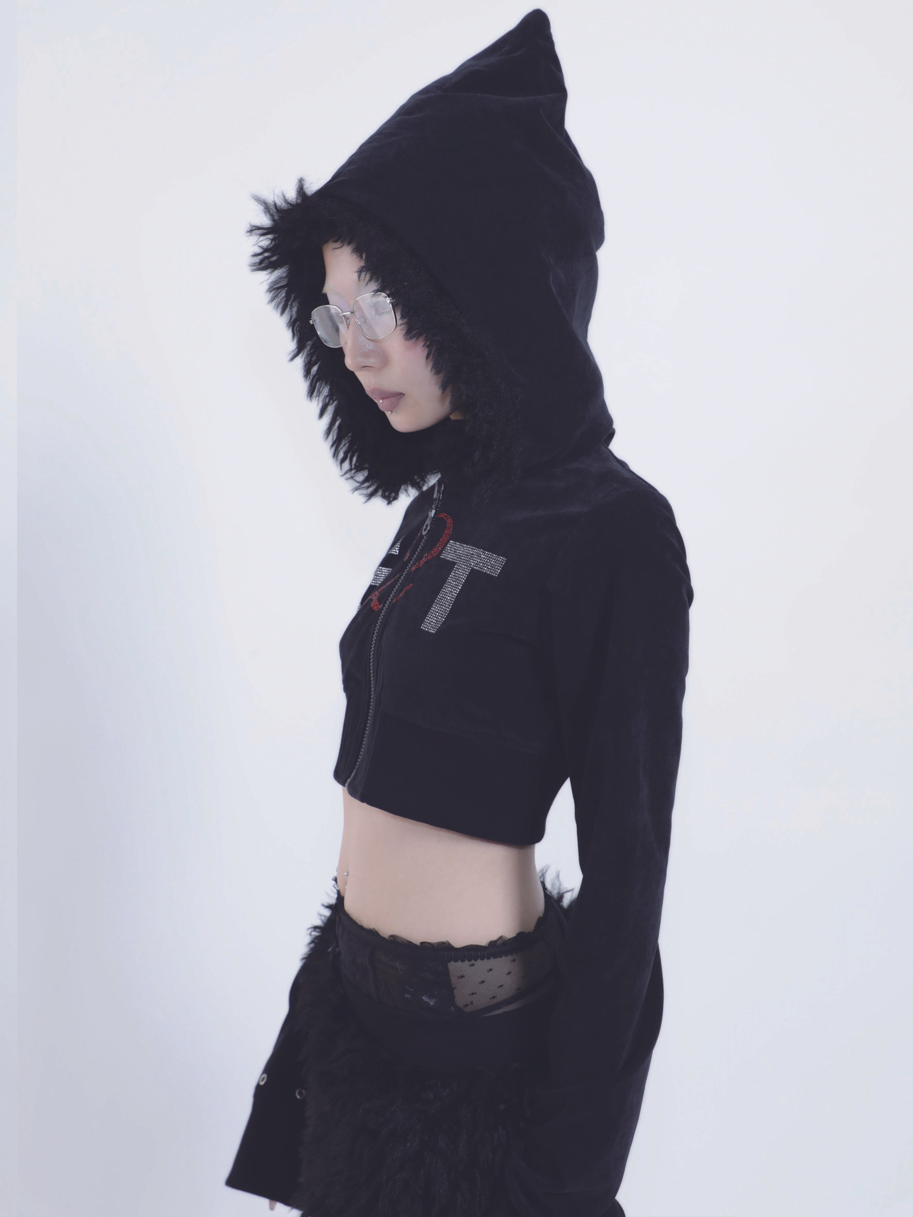 Free 2 talk- zip up hoodie