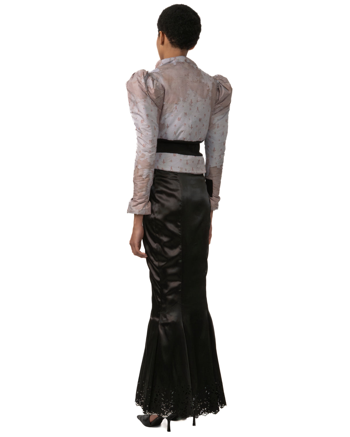 Victorian wall print jacket