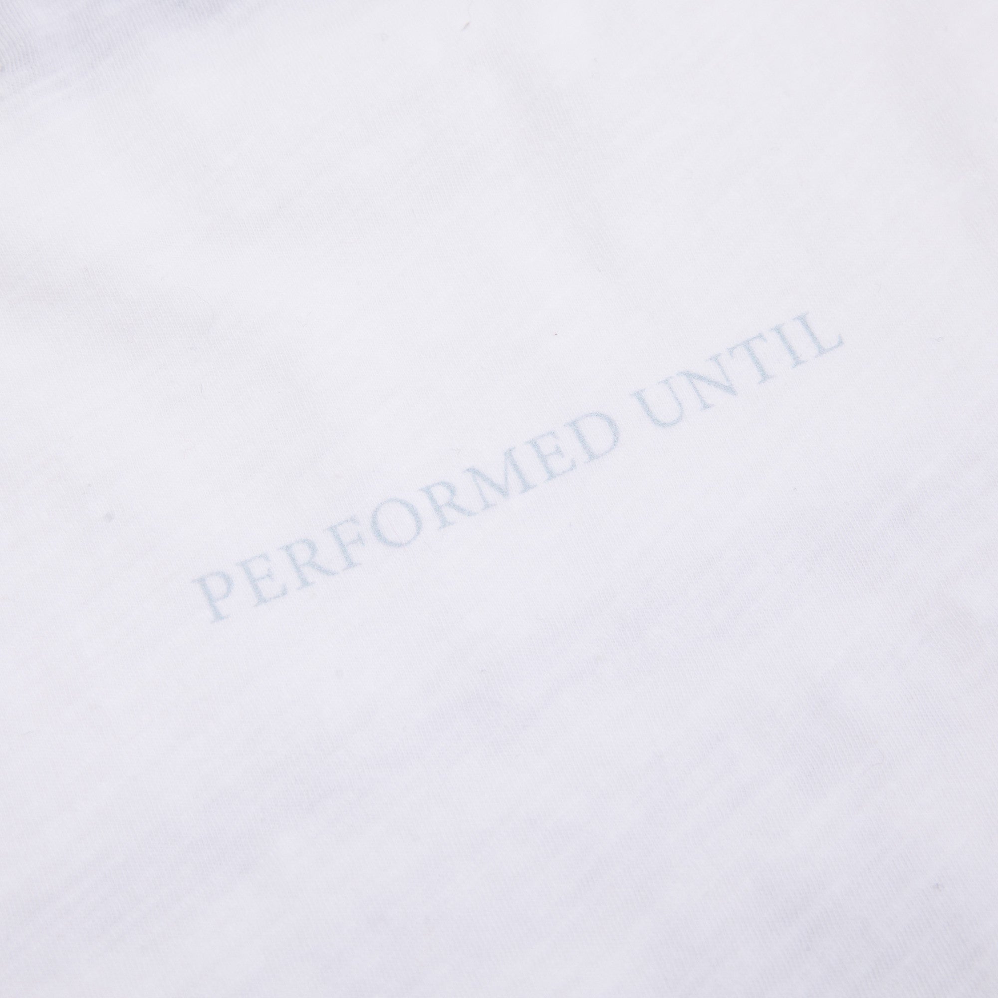 Ballet slub cotton t-shirt in white