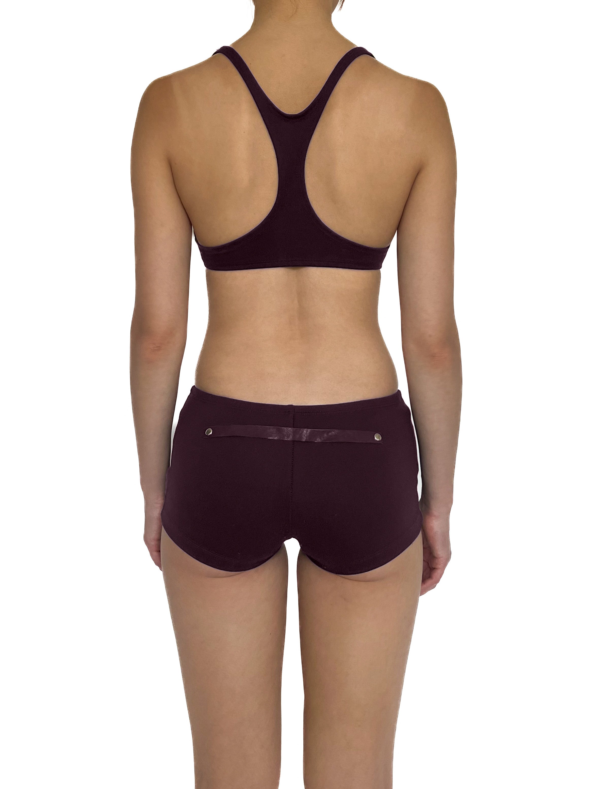 Strap micro shorts