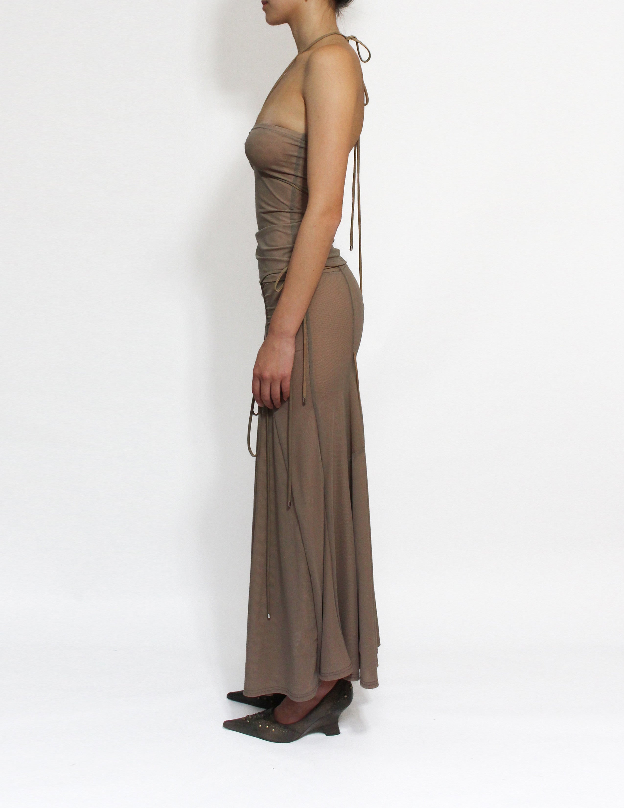 Body form maxi skirt
