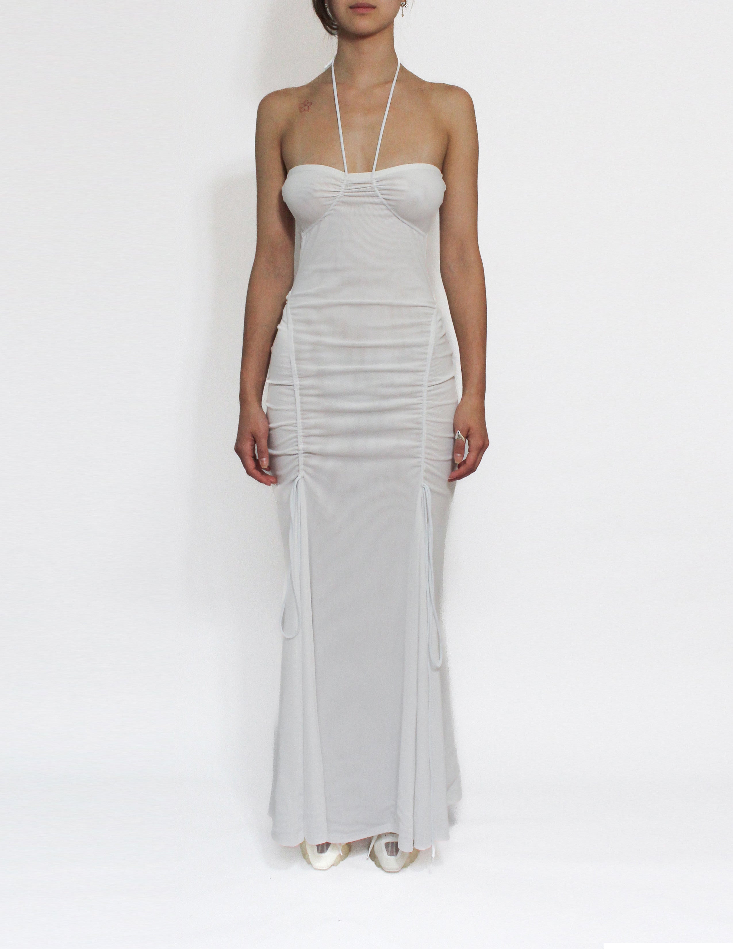 Ellipse mesh gown