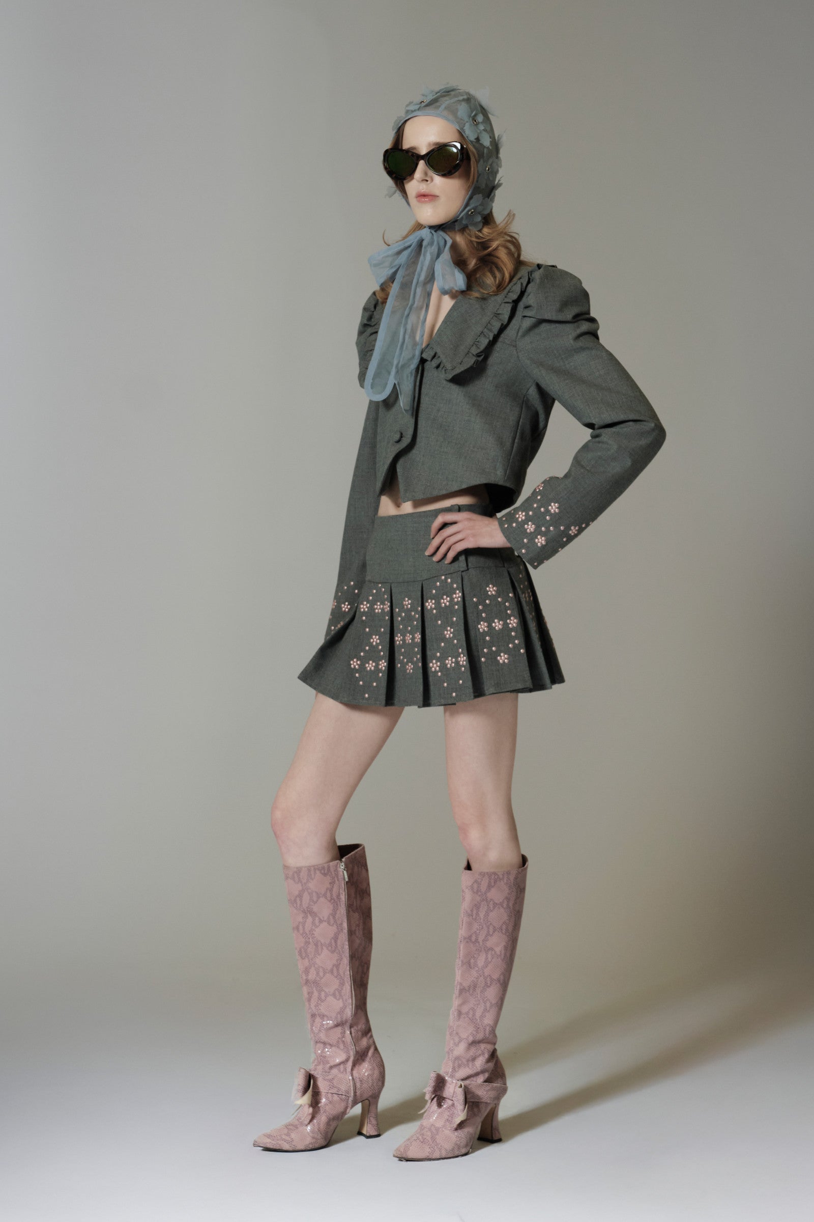 Sam pleated skirt