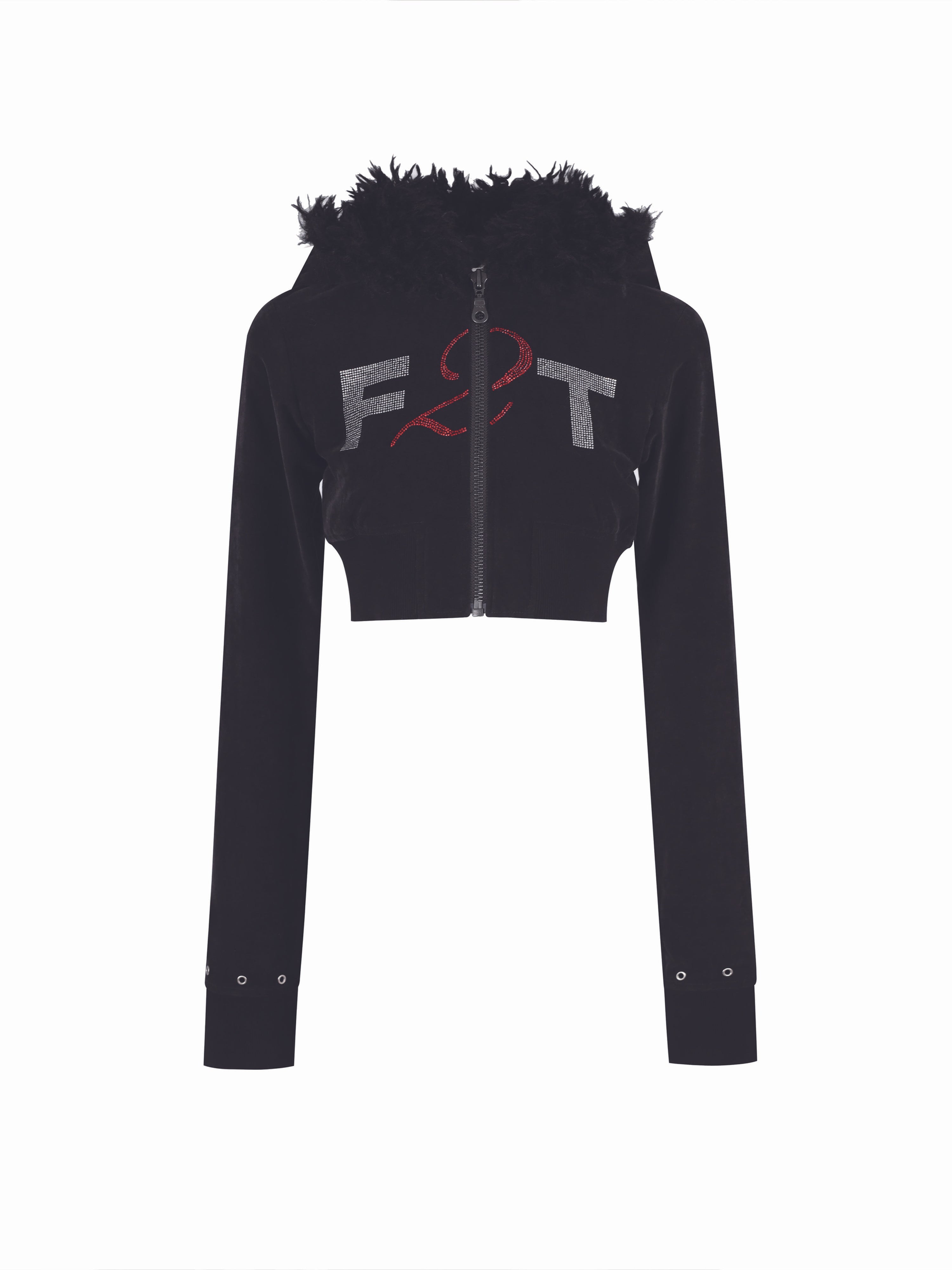 Free 2 talk- zip up hoodie