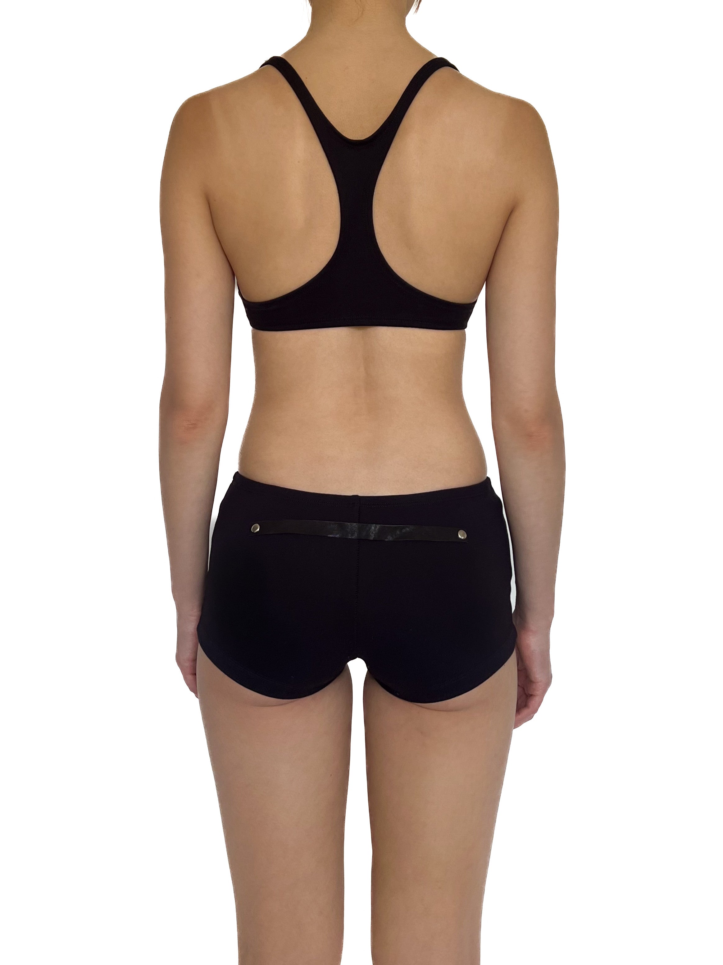 Strap micro shorts