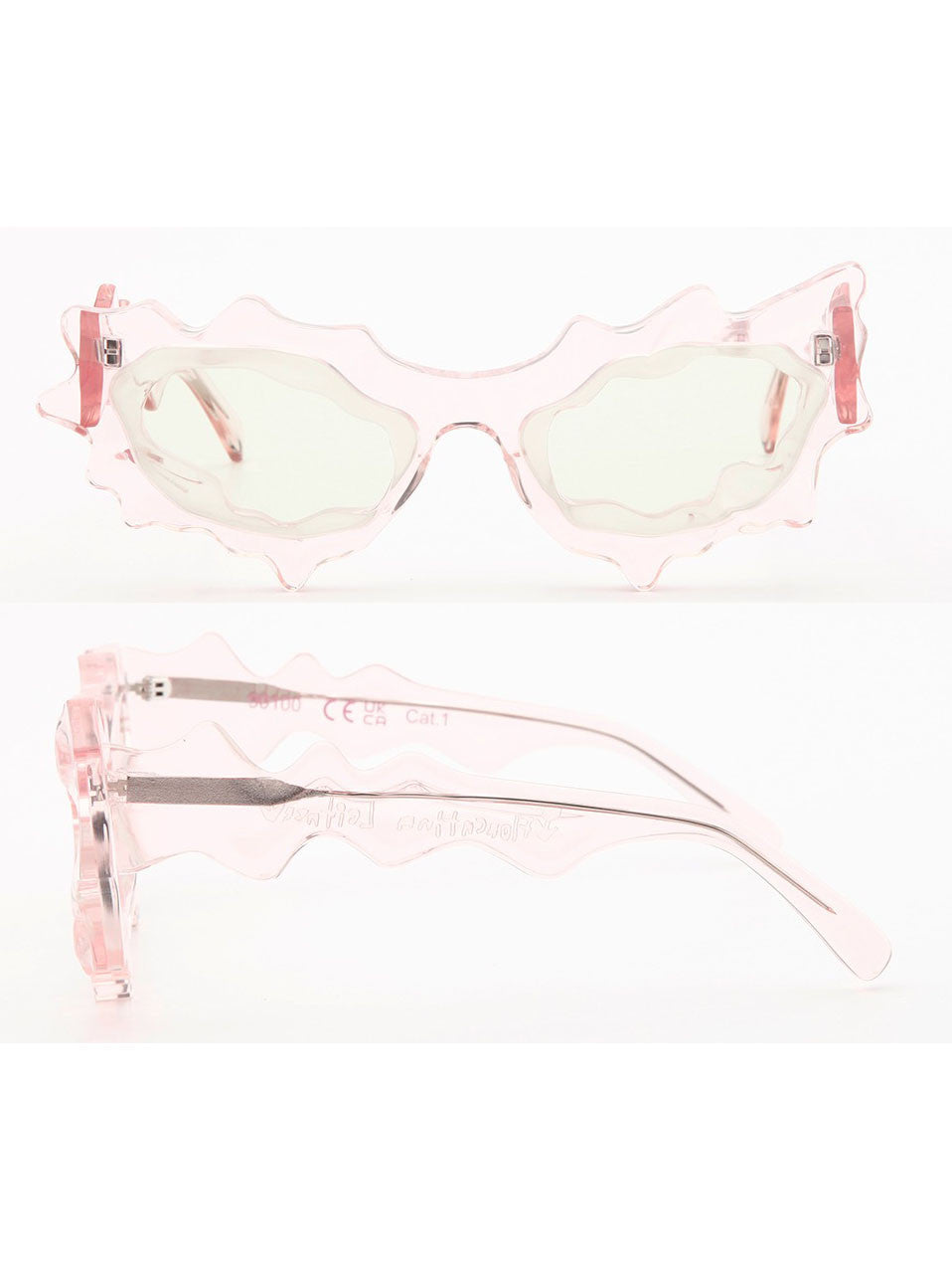 Pink and green spike sunglasses