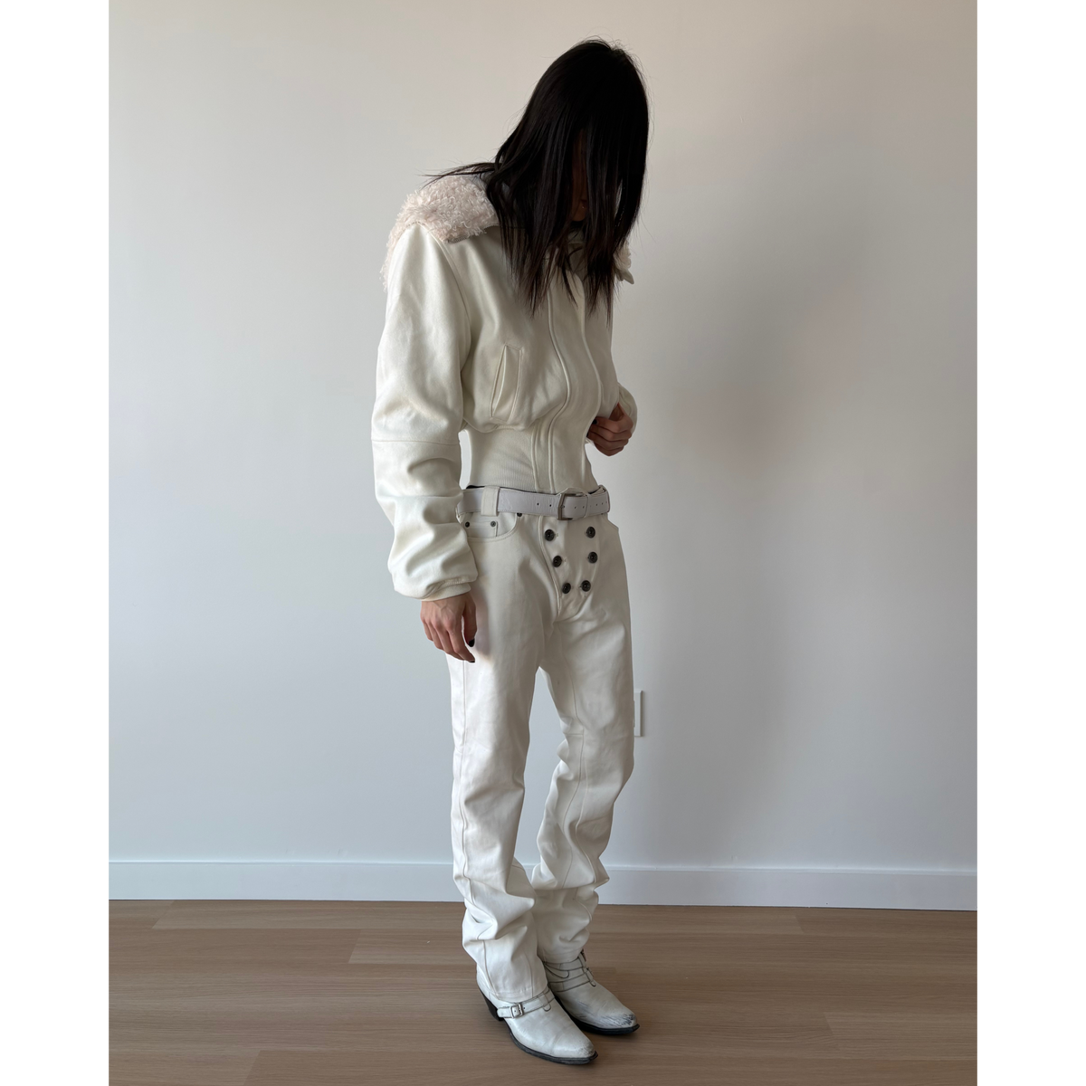 Remus denim jeans in white