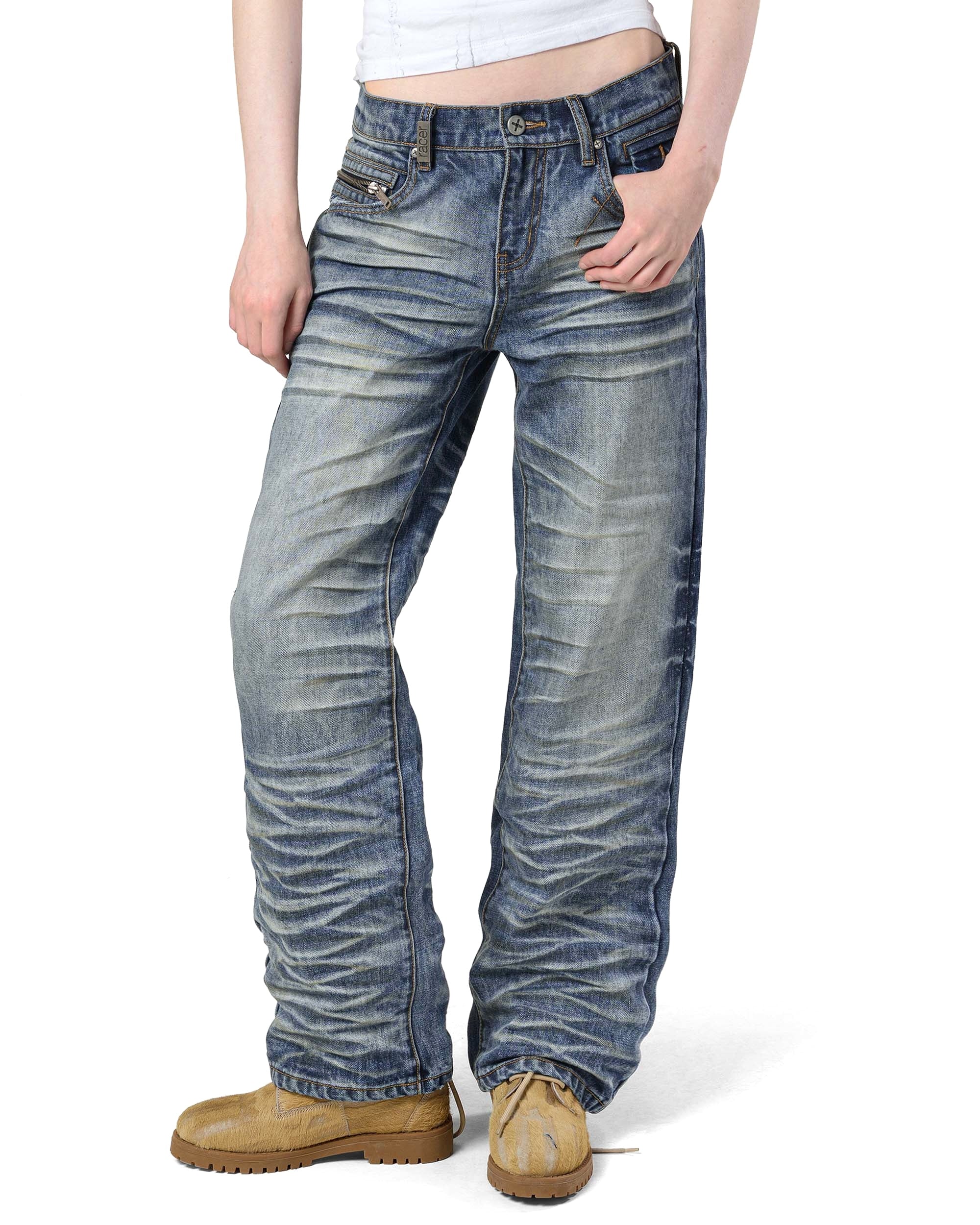 Light stacked denim