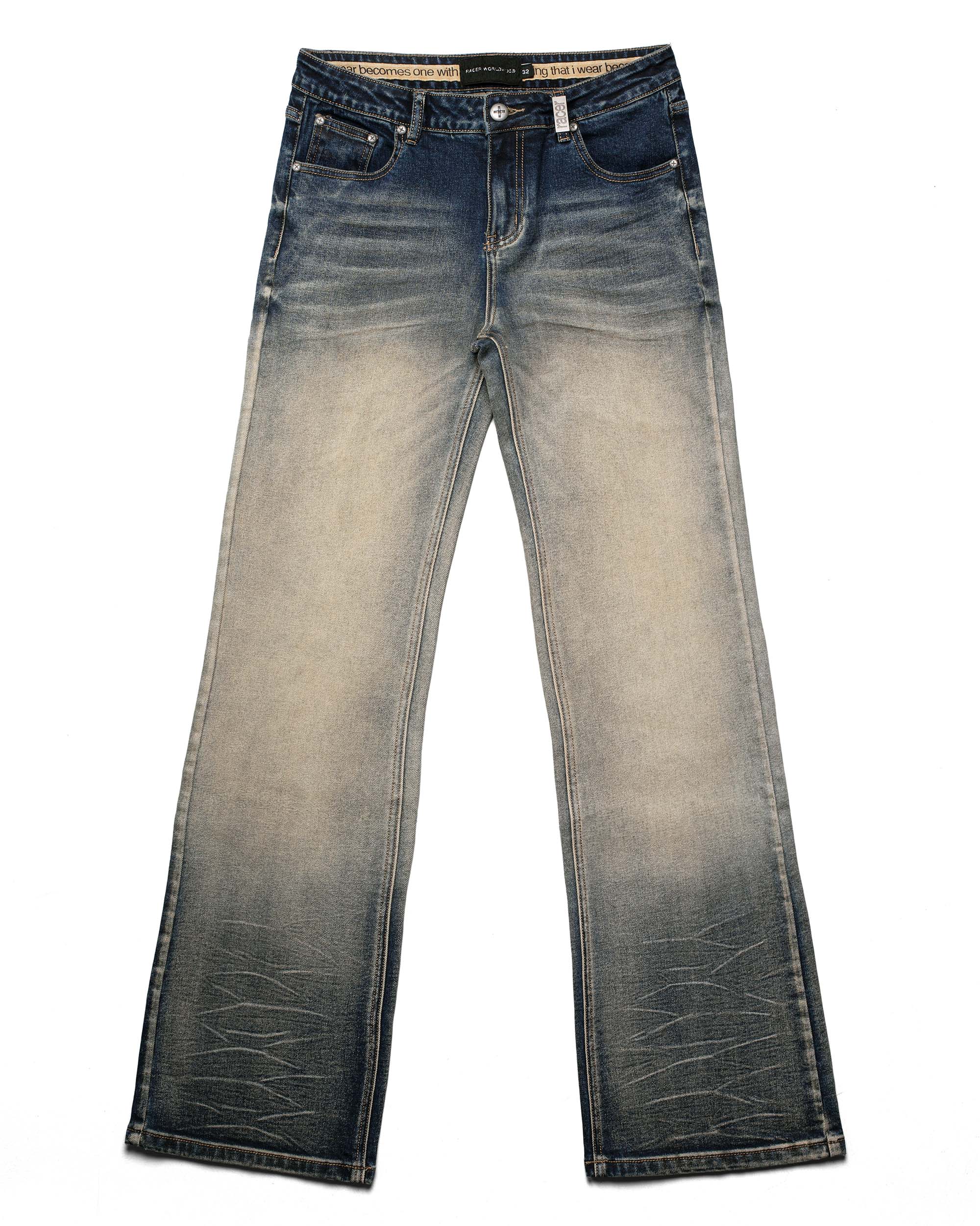 Bootcut fade denim