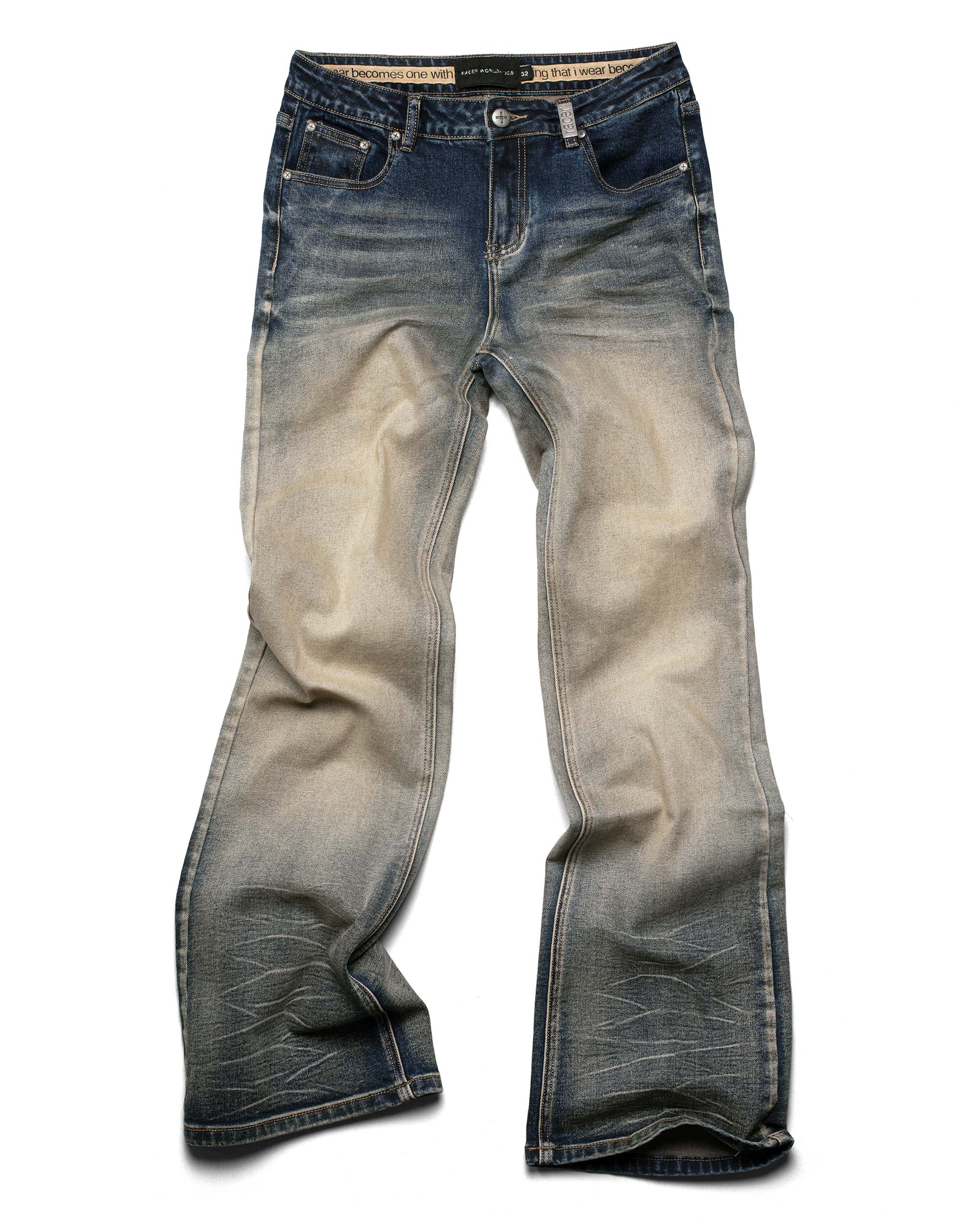 Bootcut fade denim
