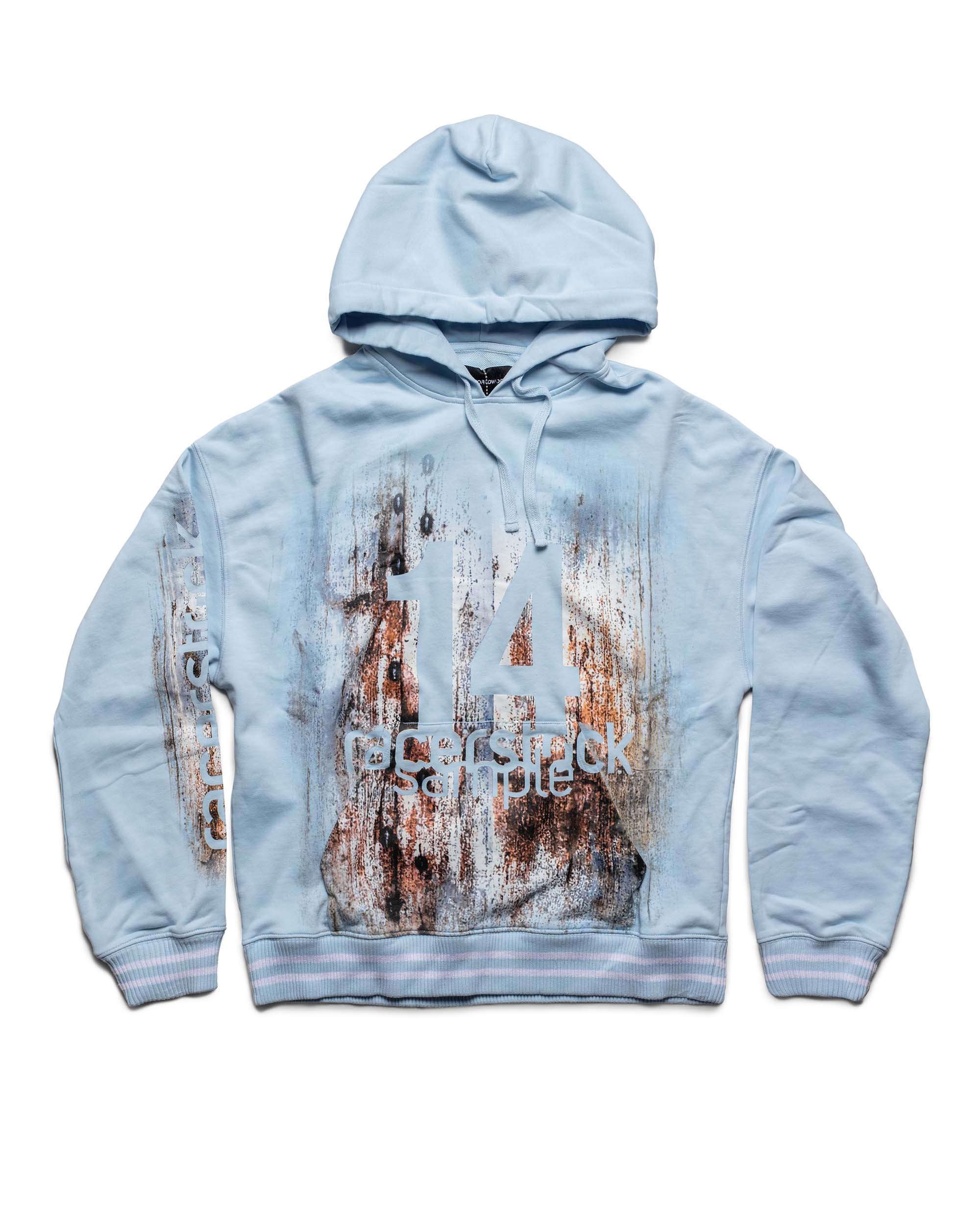 Blue rust hoodie