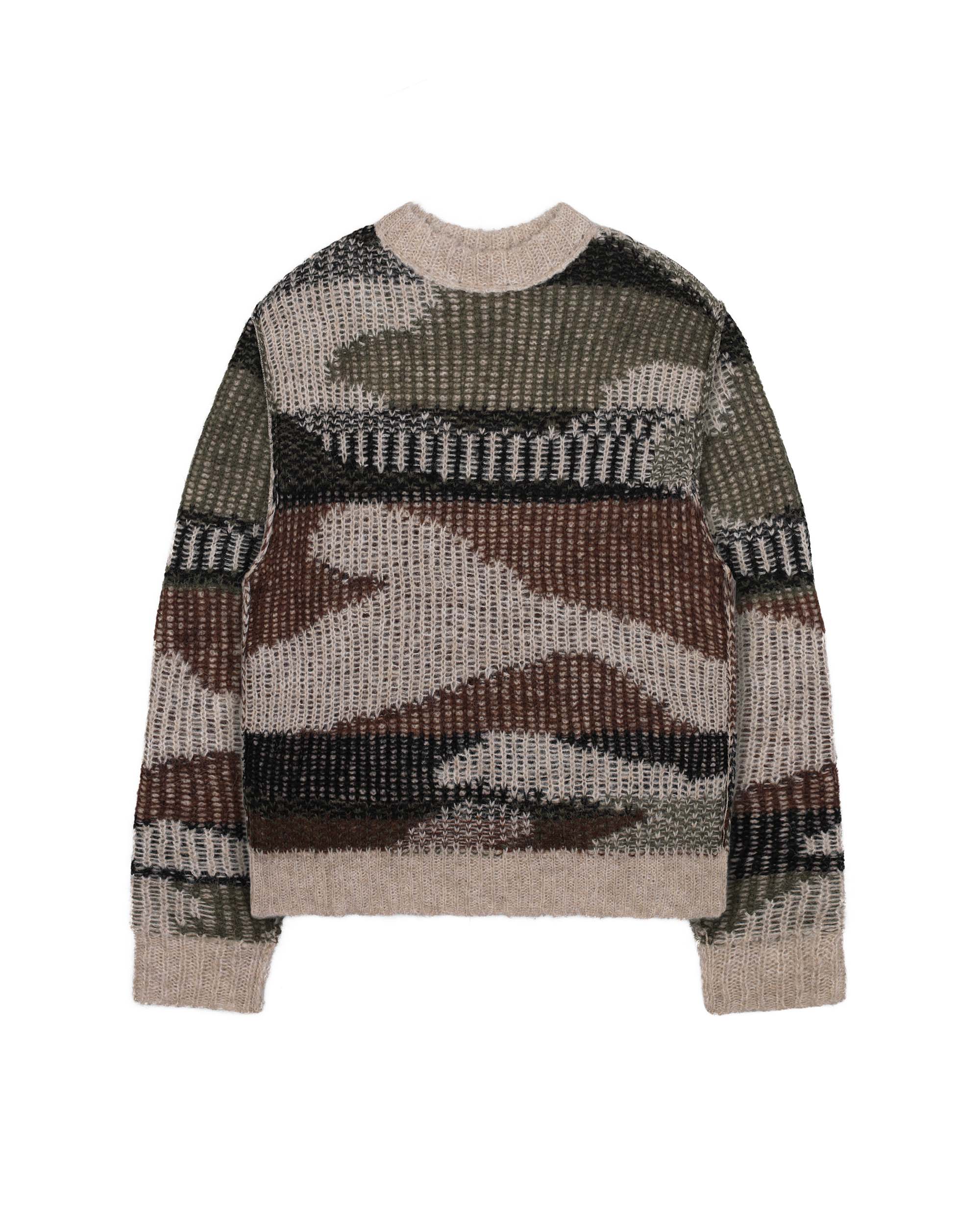 Camo alpaca sweater