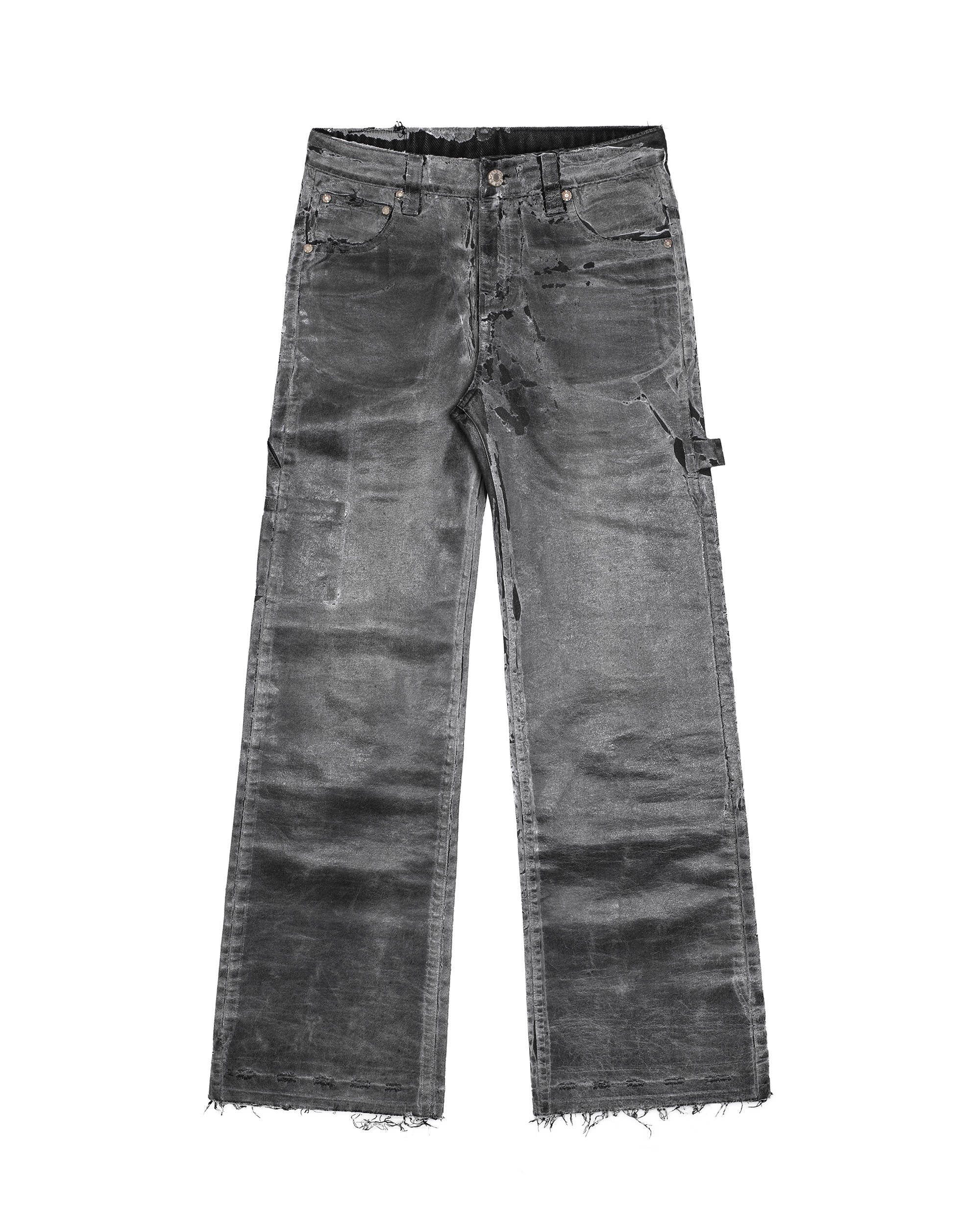 Heavy waxed jeans
