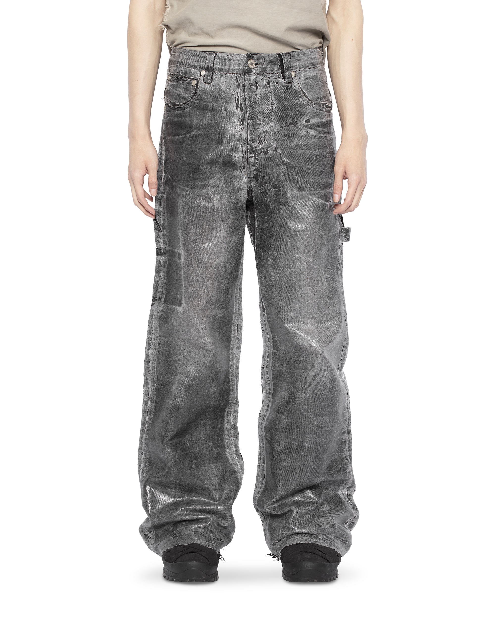 Heavy waxed jeans