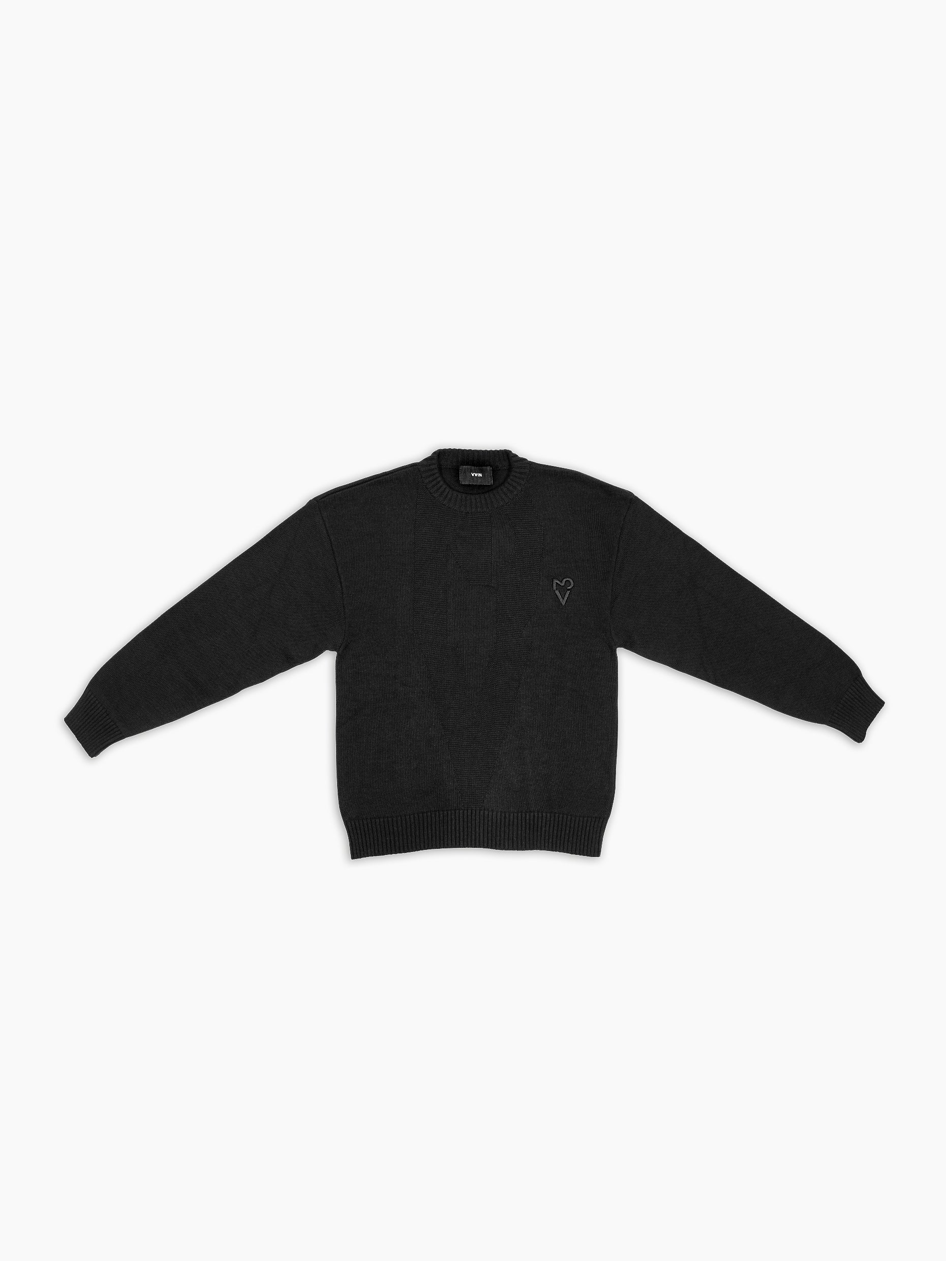 Vain <3 knit black