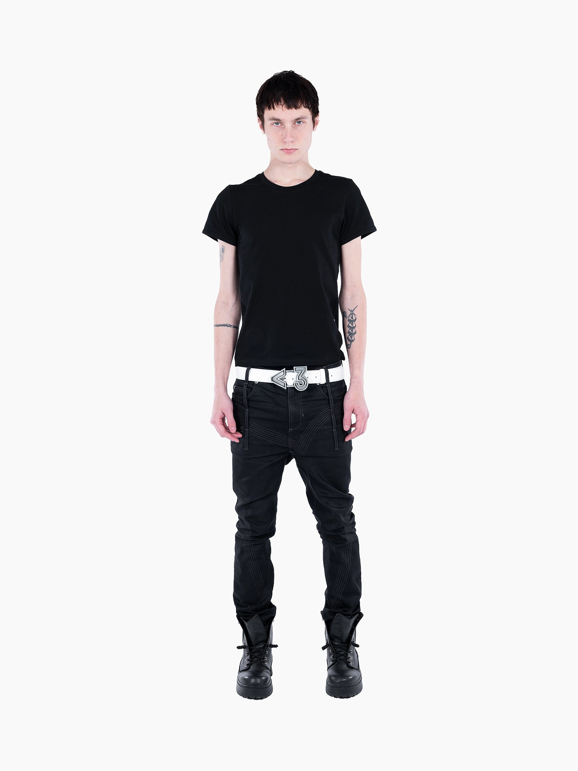 Vain <3 belt white