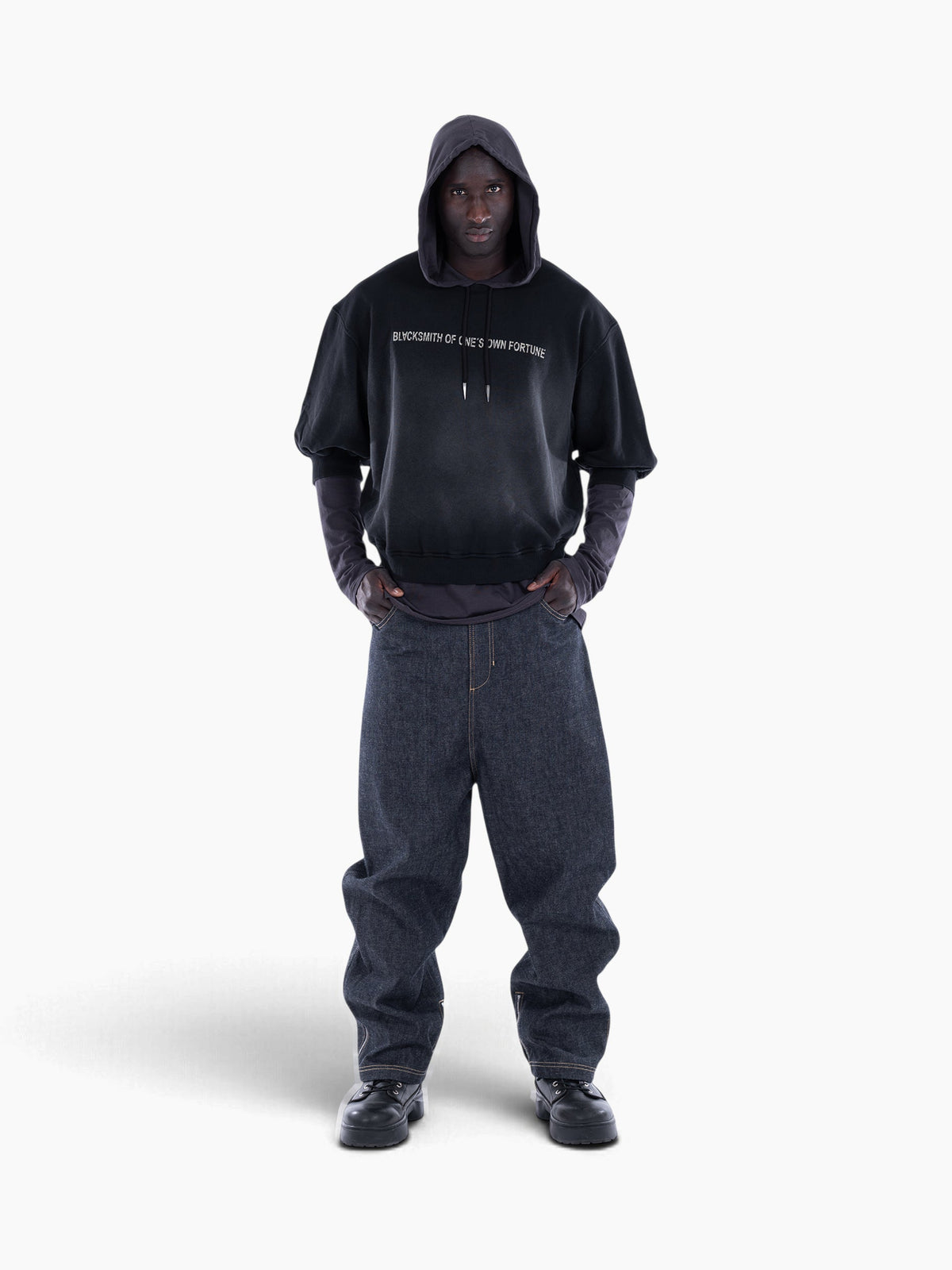Vain blacksmith hoodie grey