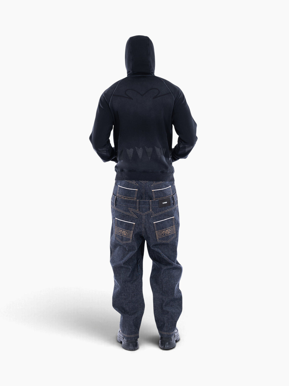 Vain jussi hoodie black