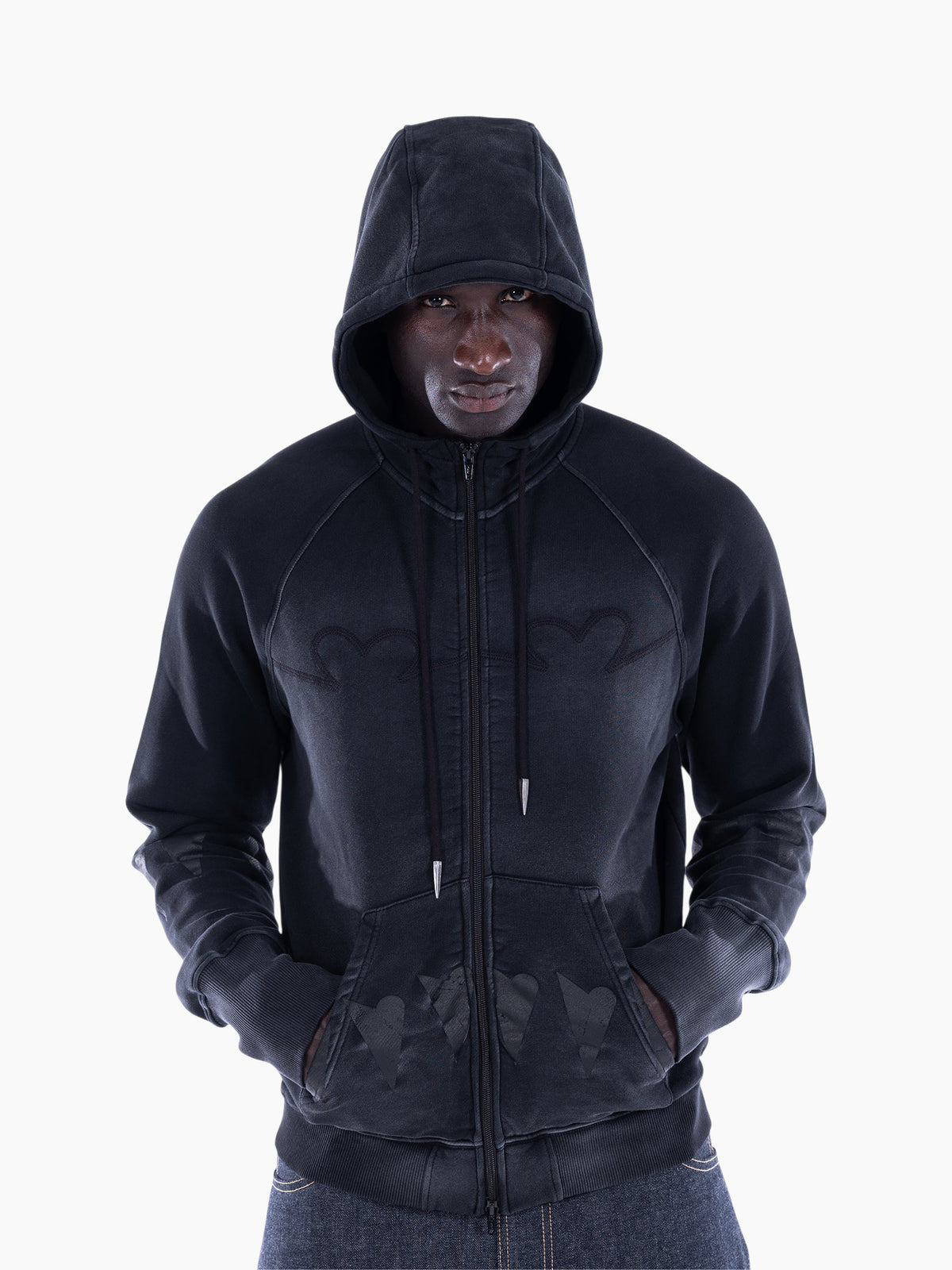 Vain jussi hoodie black