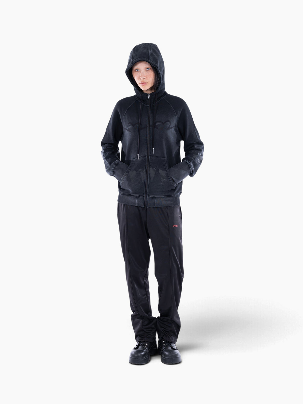Vain jussi hoodie black