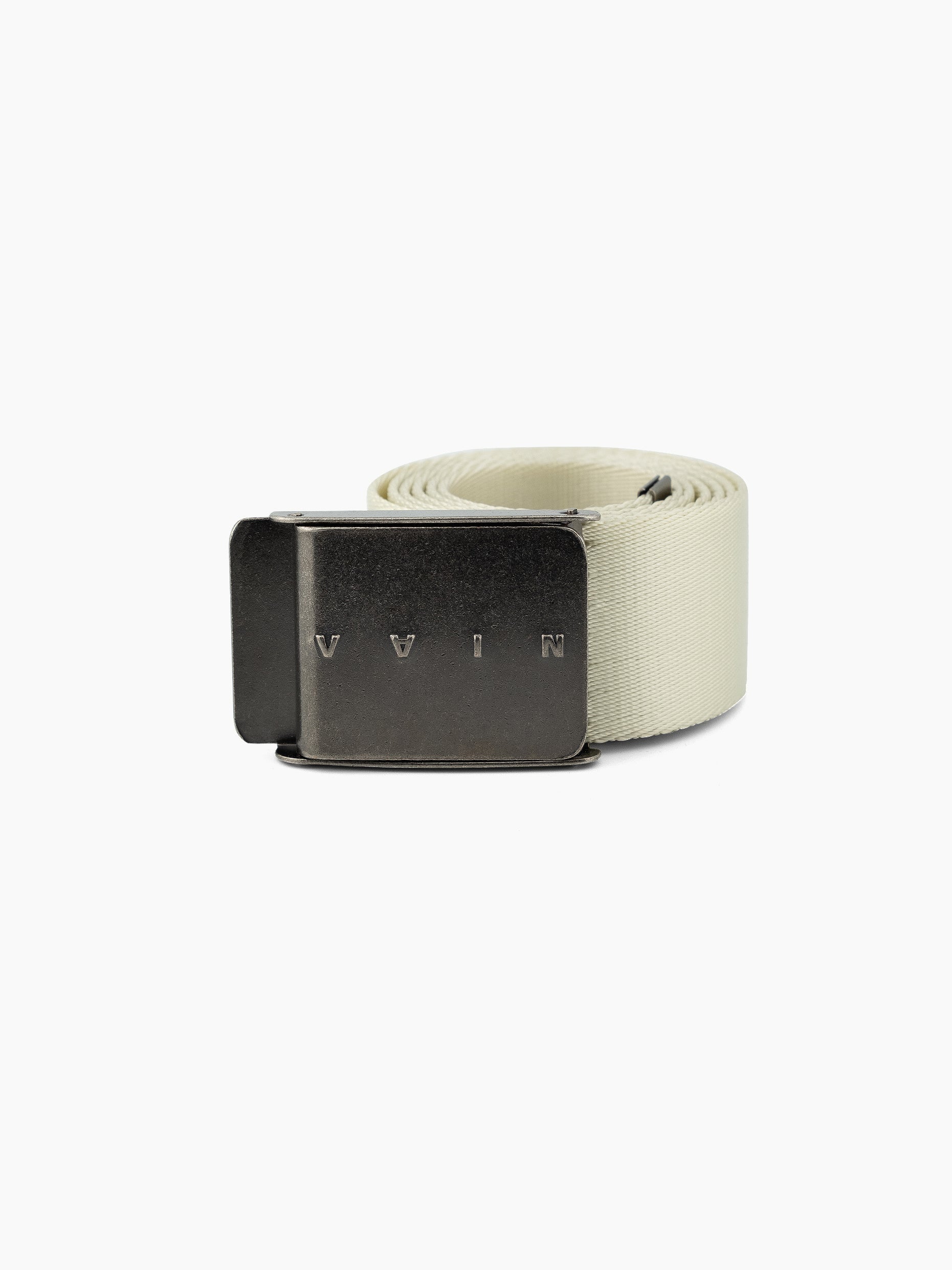 Vain click belt bone white