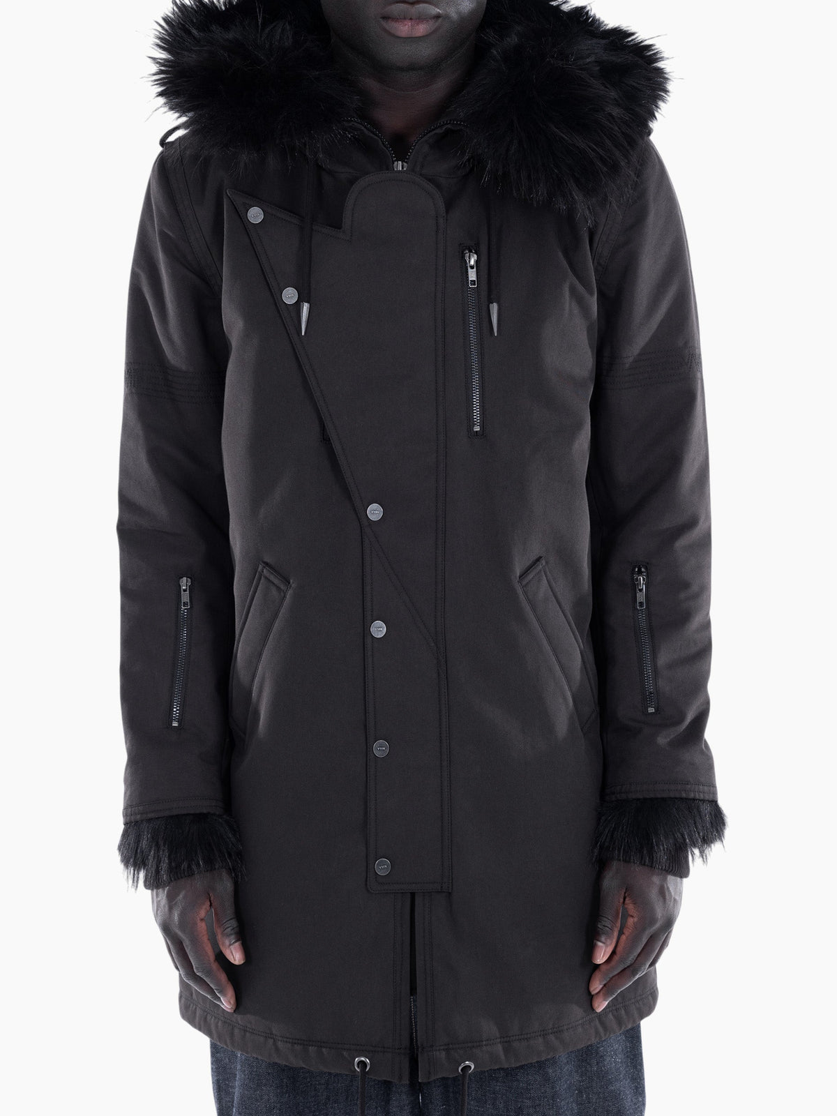 Vain parka jacket black