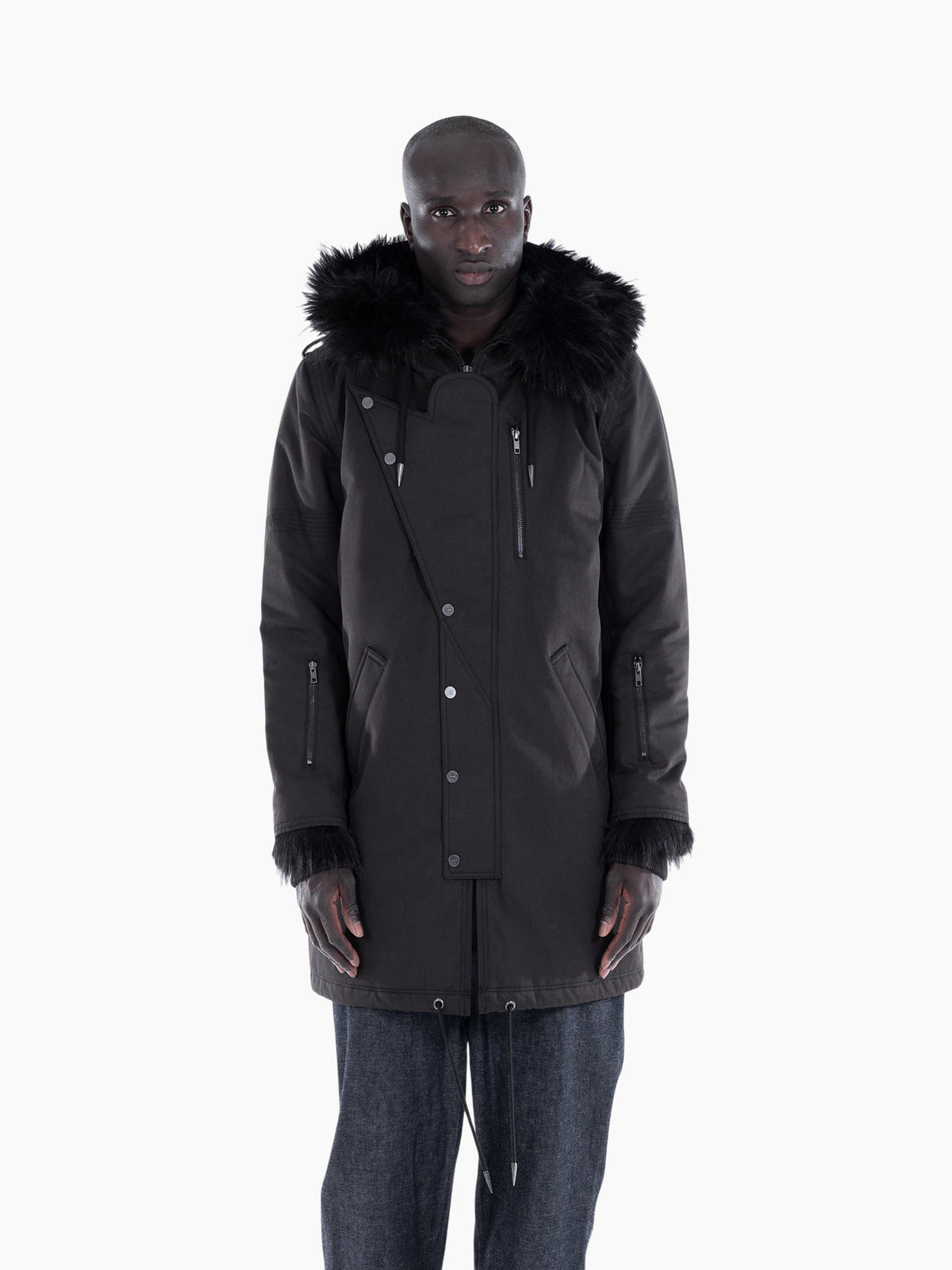 Vain parka jacket black