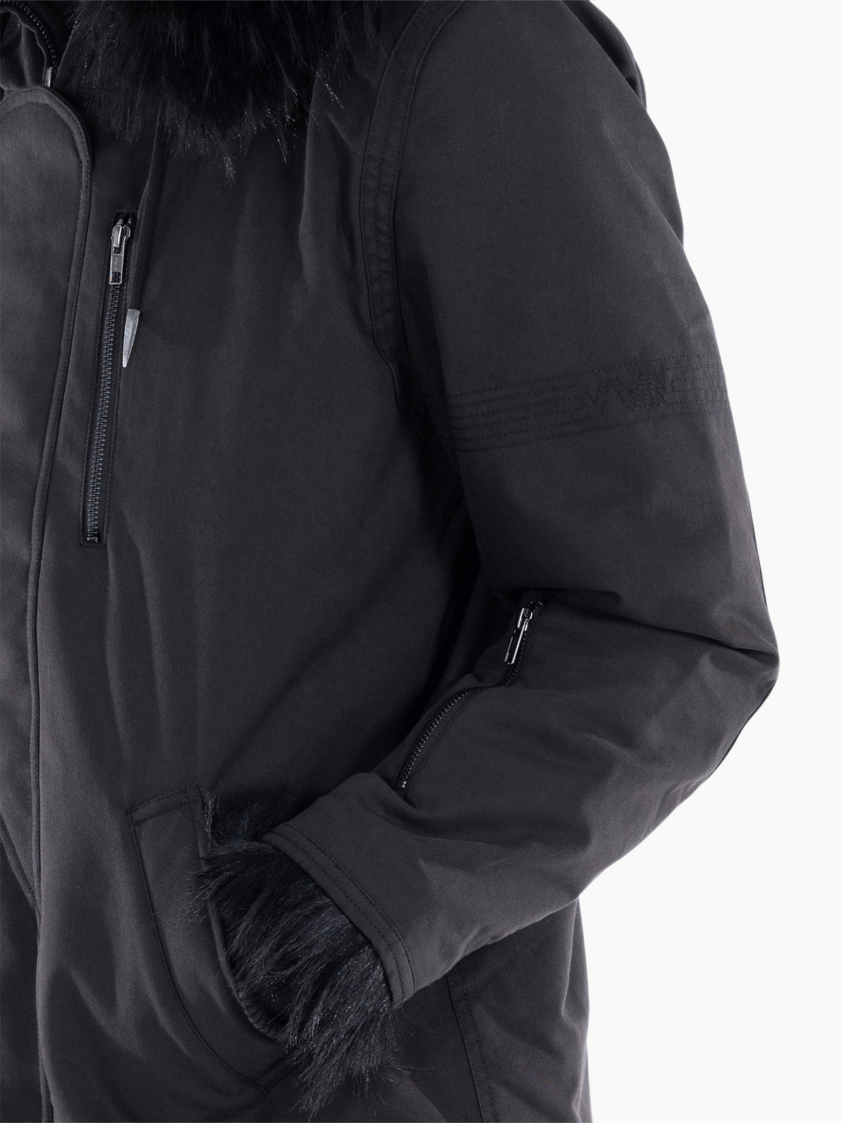 Vain parka jacket black