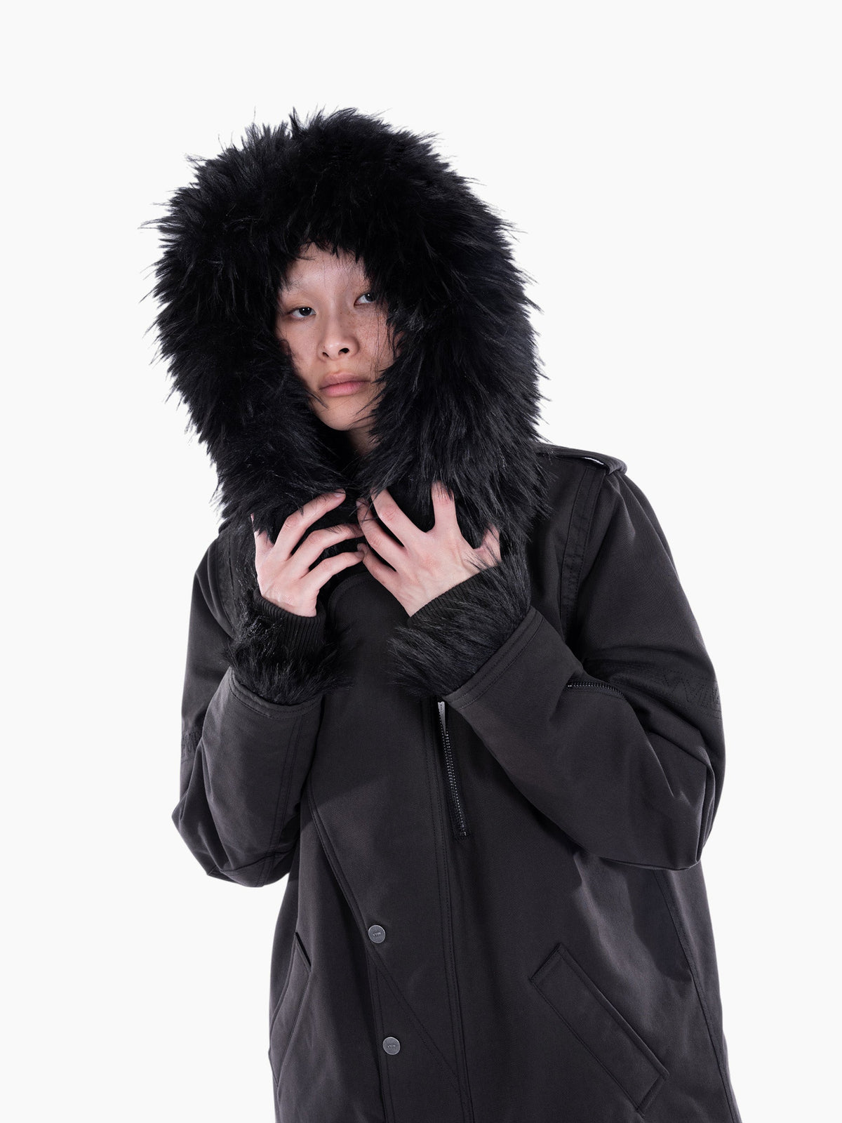 Vain parka jacket black
