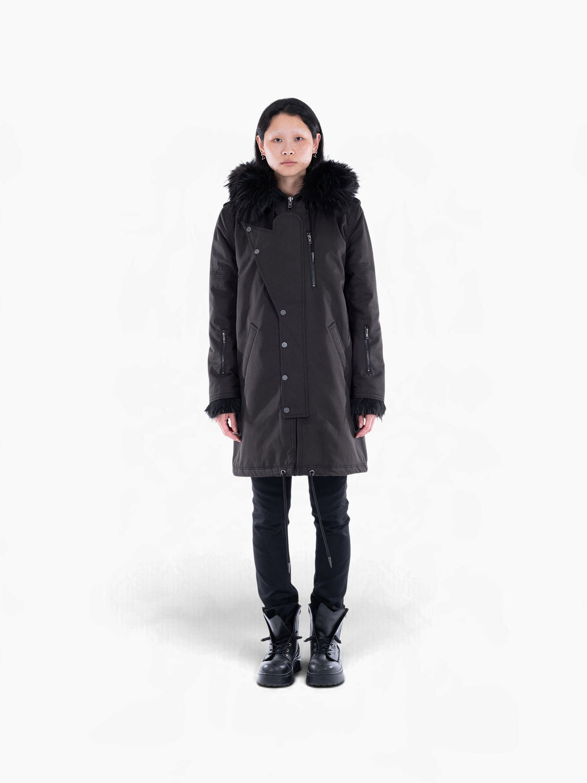 Vain parka jacket black