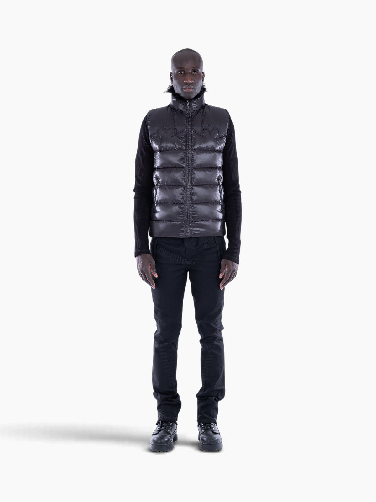 Vain puffer vest black