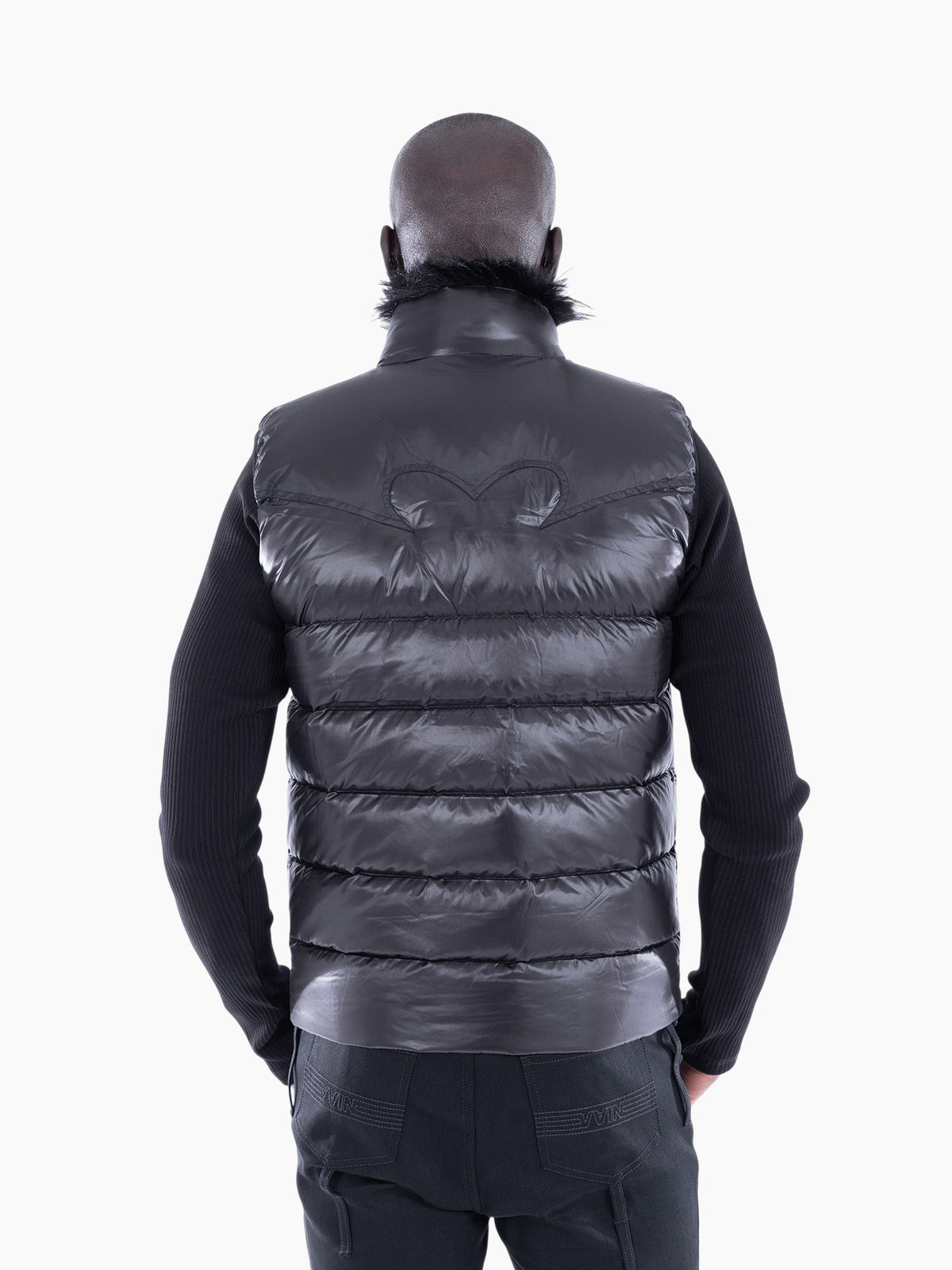 Vain puffer vest black