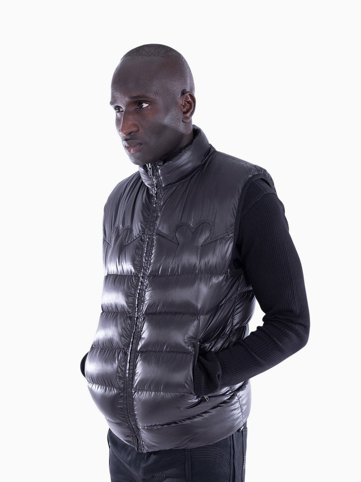 Vain puffer vest black