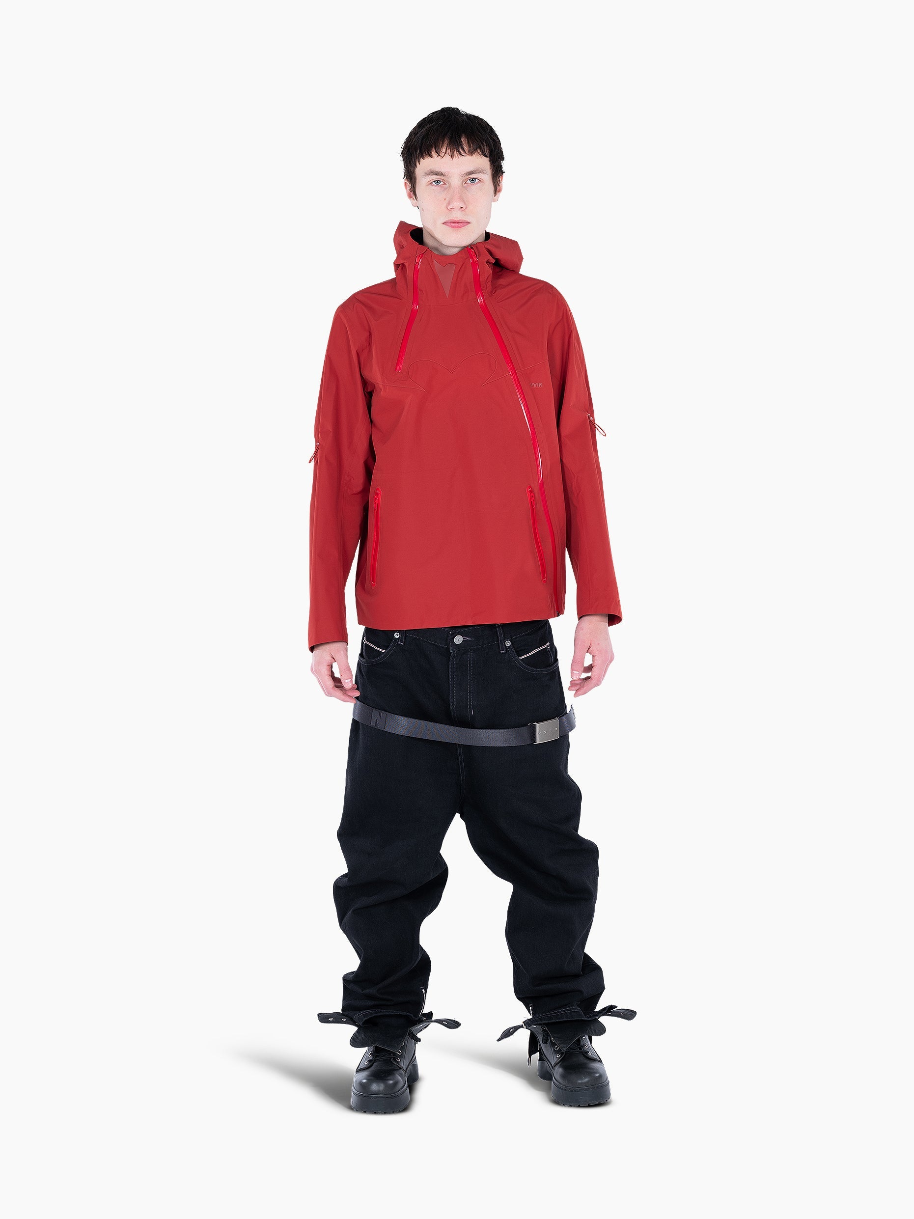 Vain shell jacket red