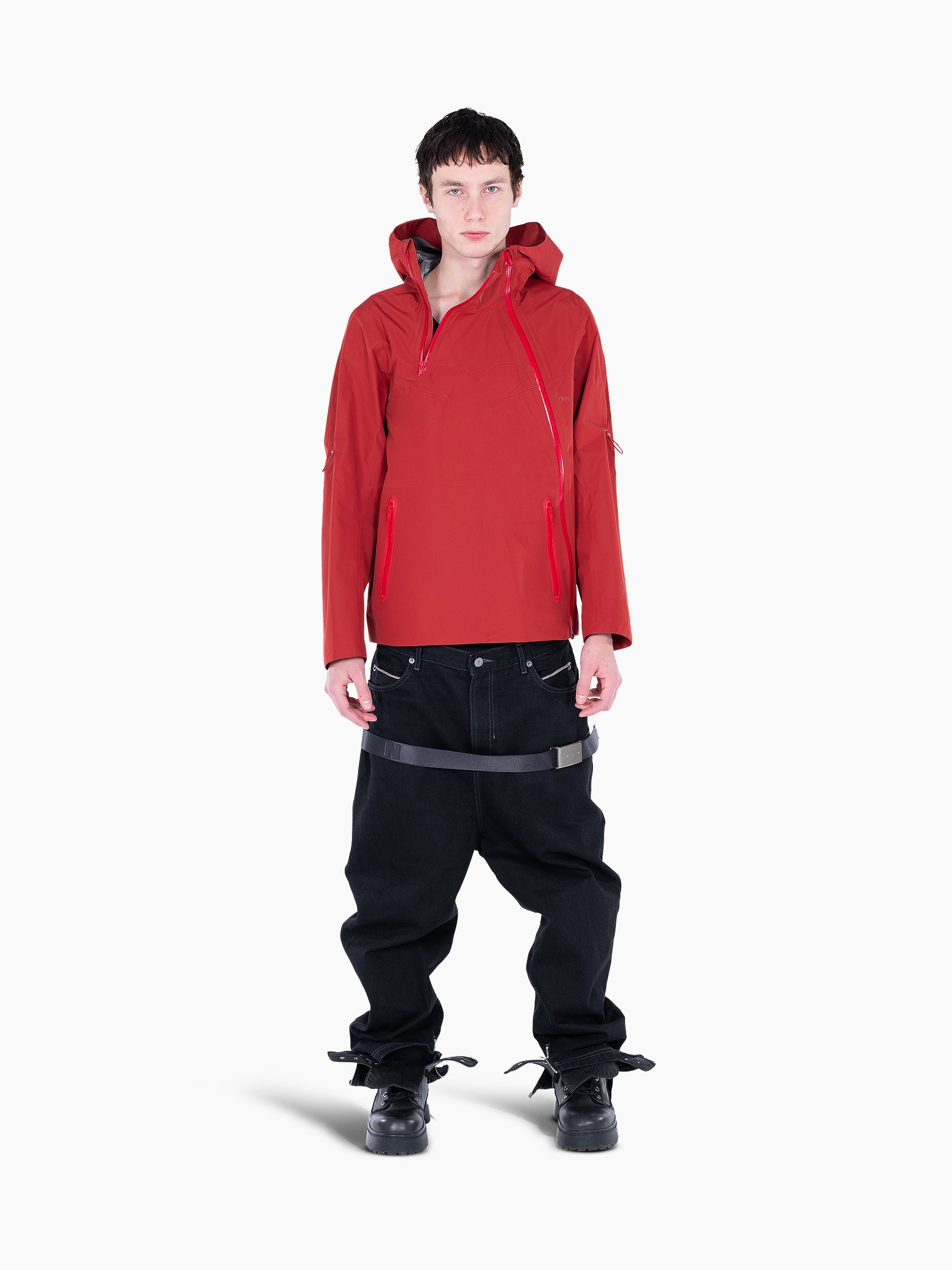 Vain shell jacket red