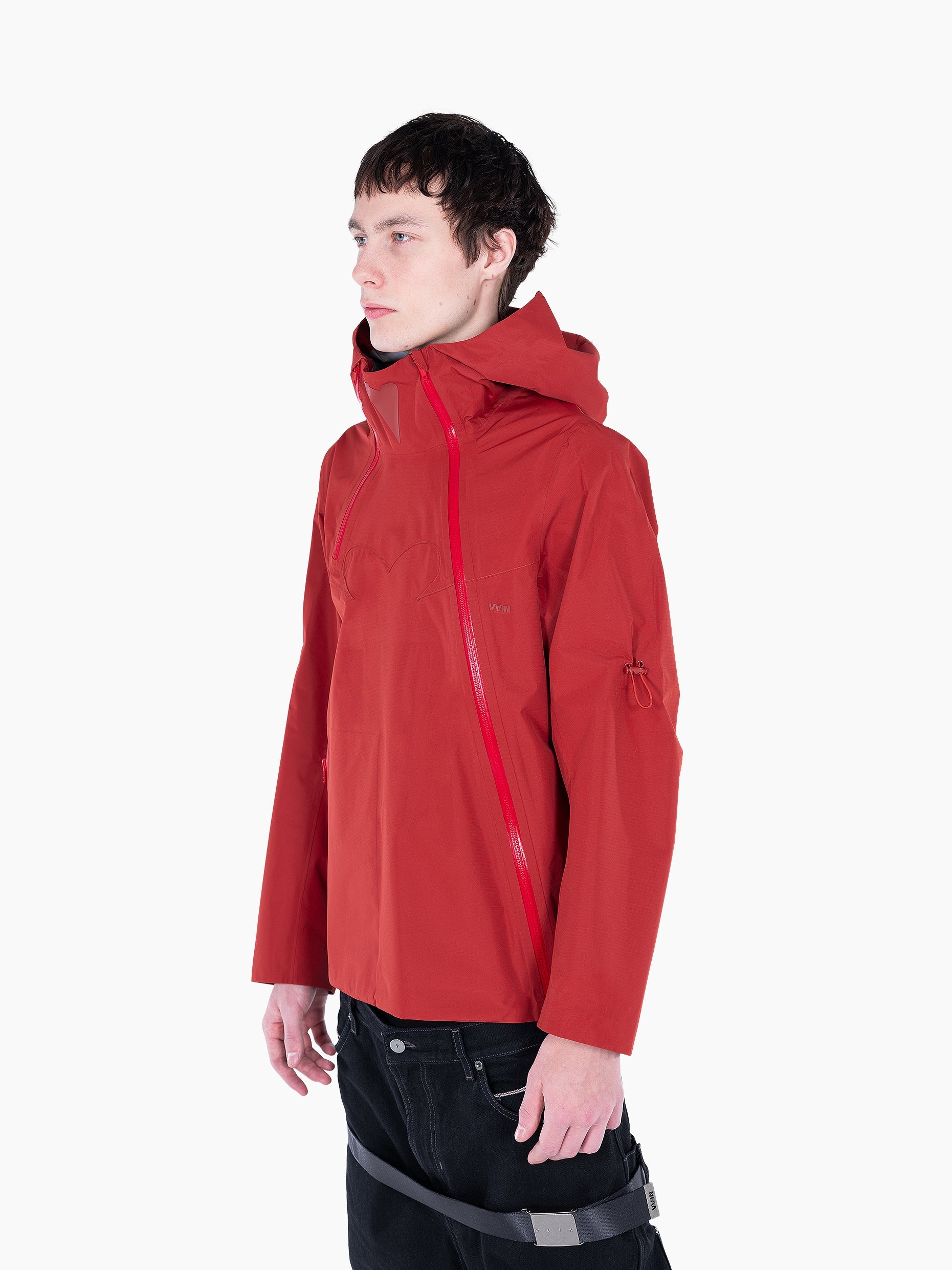 Vain shell jacket red