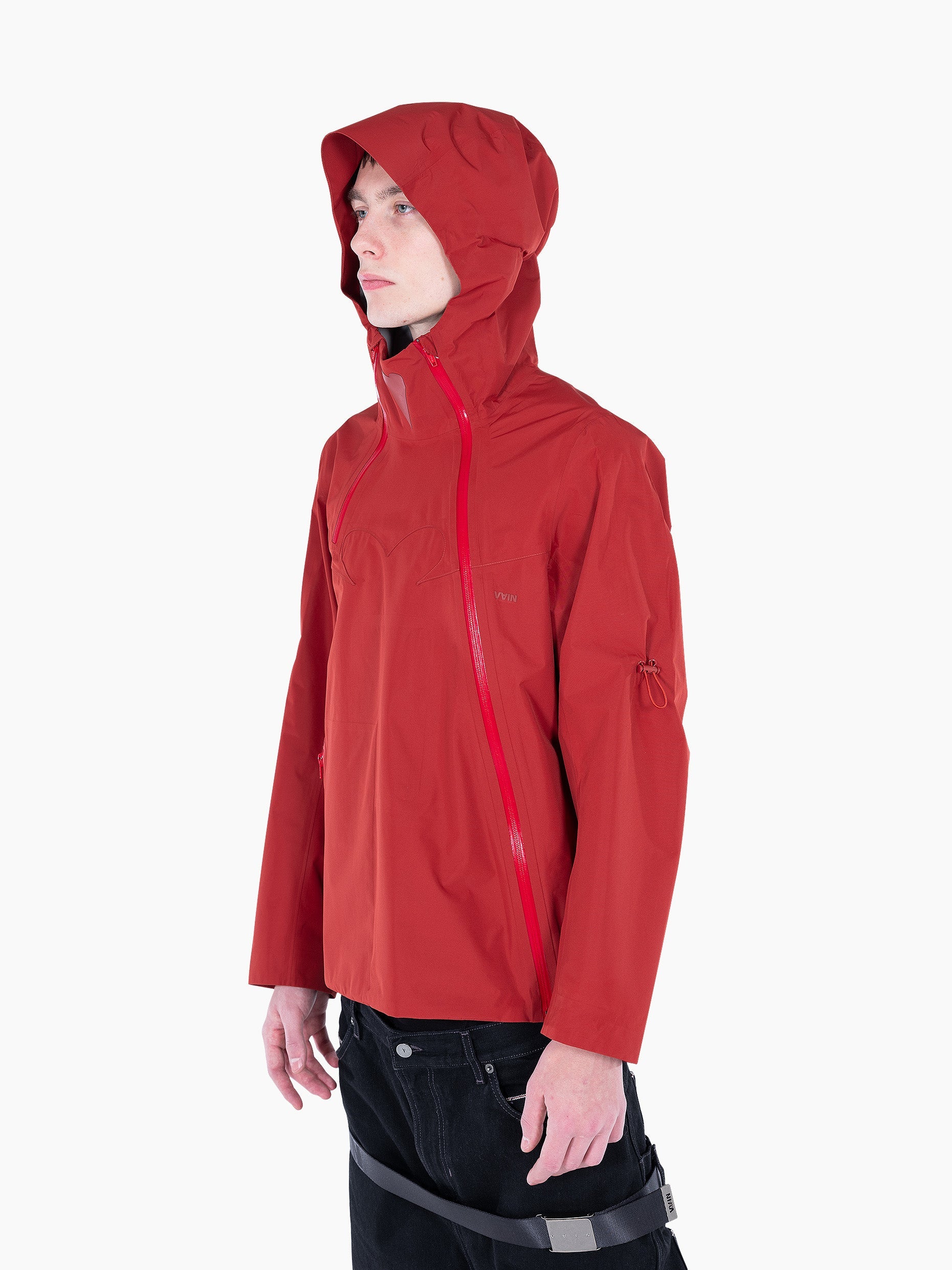 Vain shell jacket red