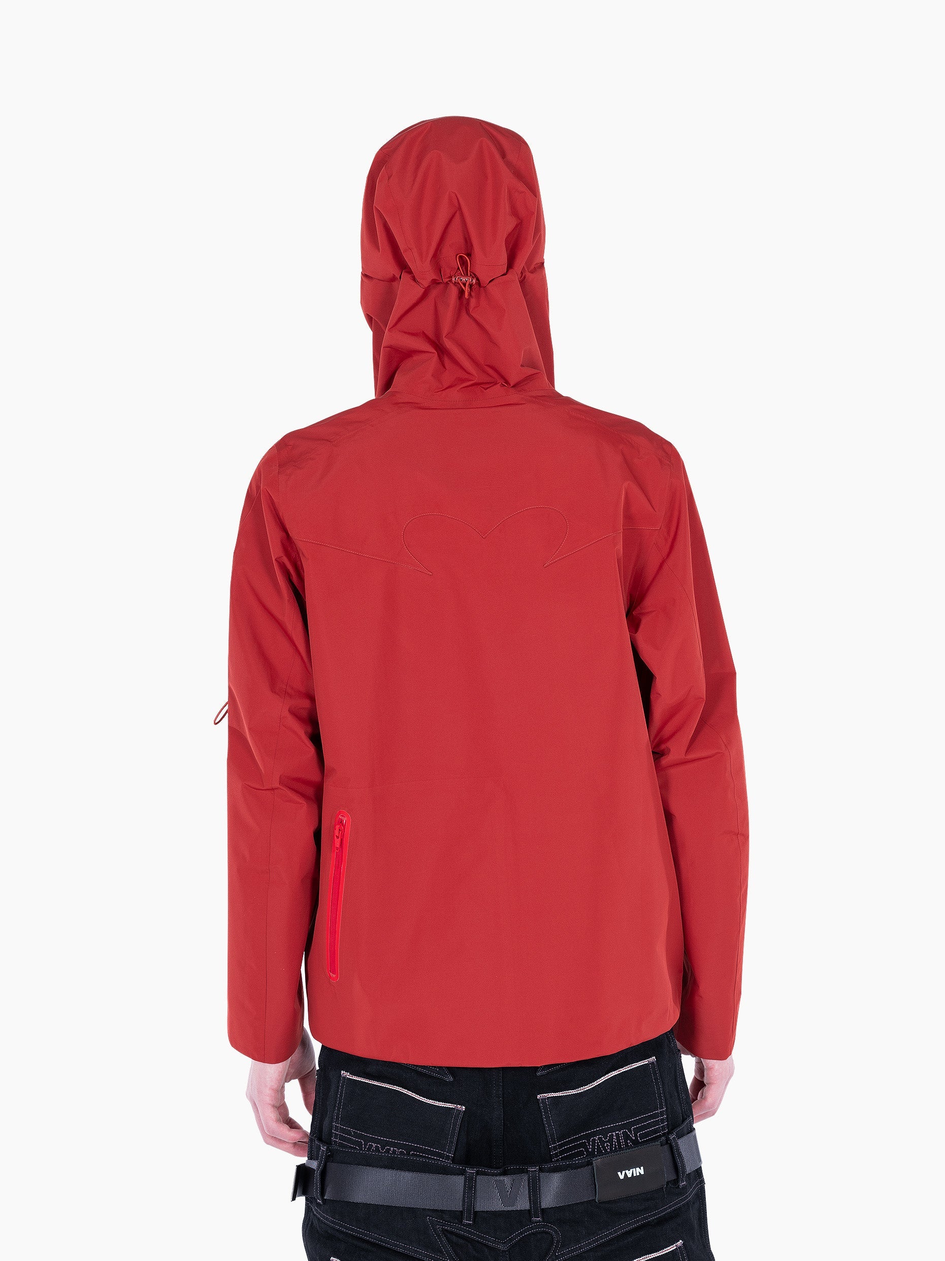 Vain shell jacket red