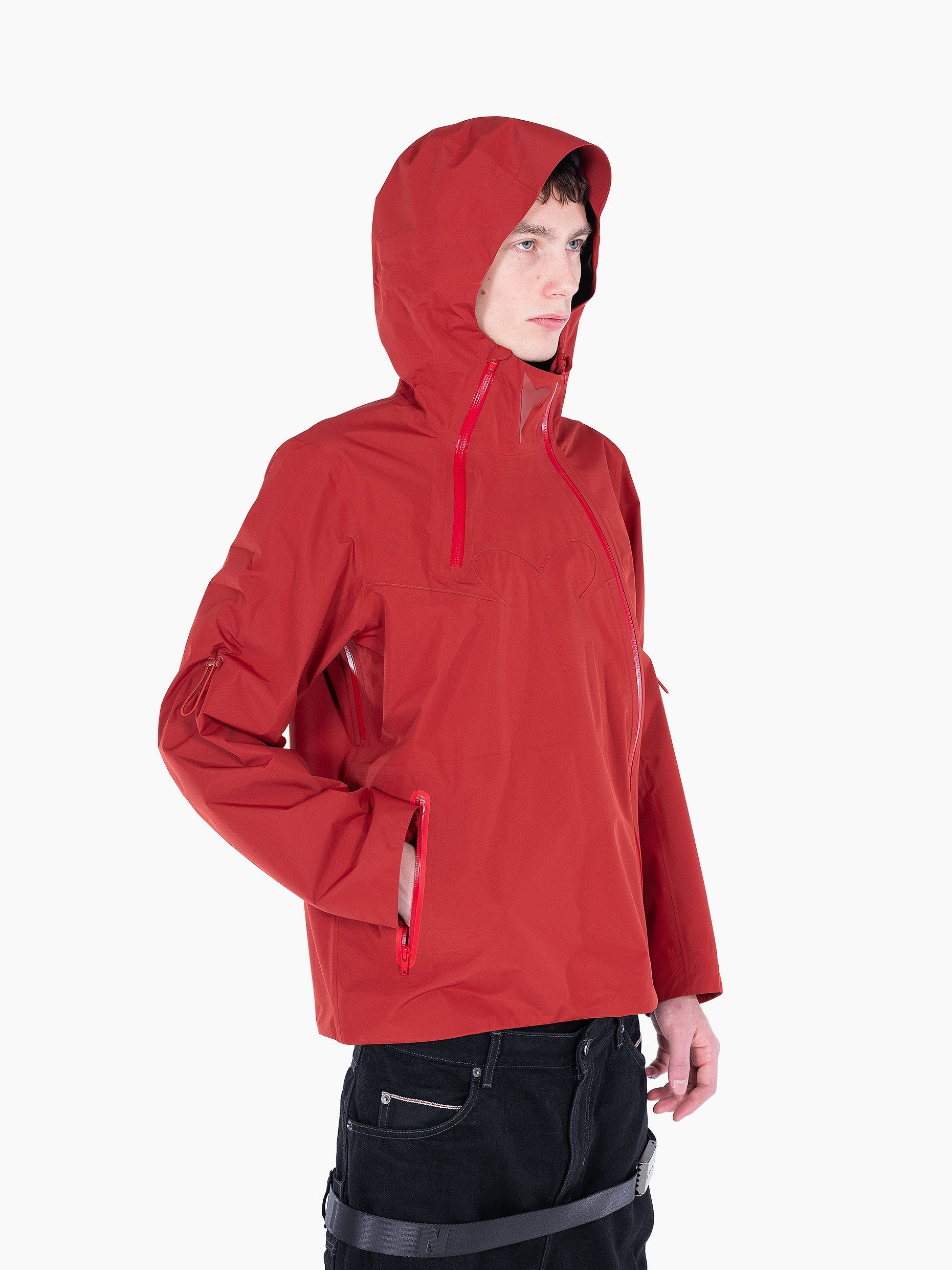Vain shell jacket red