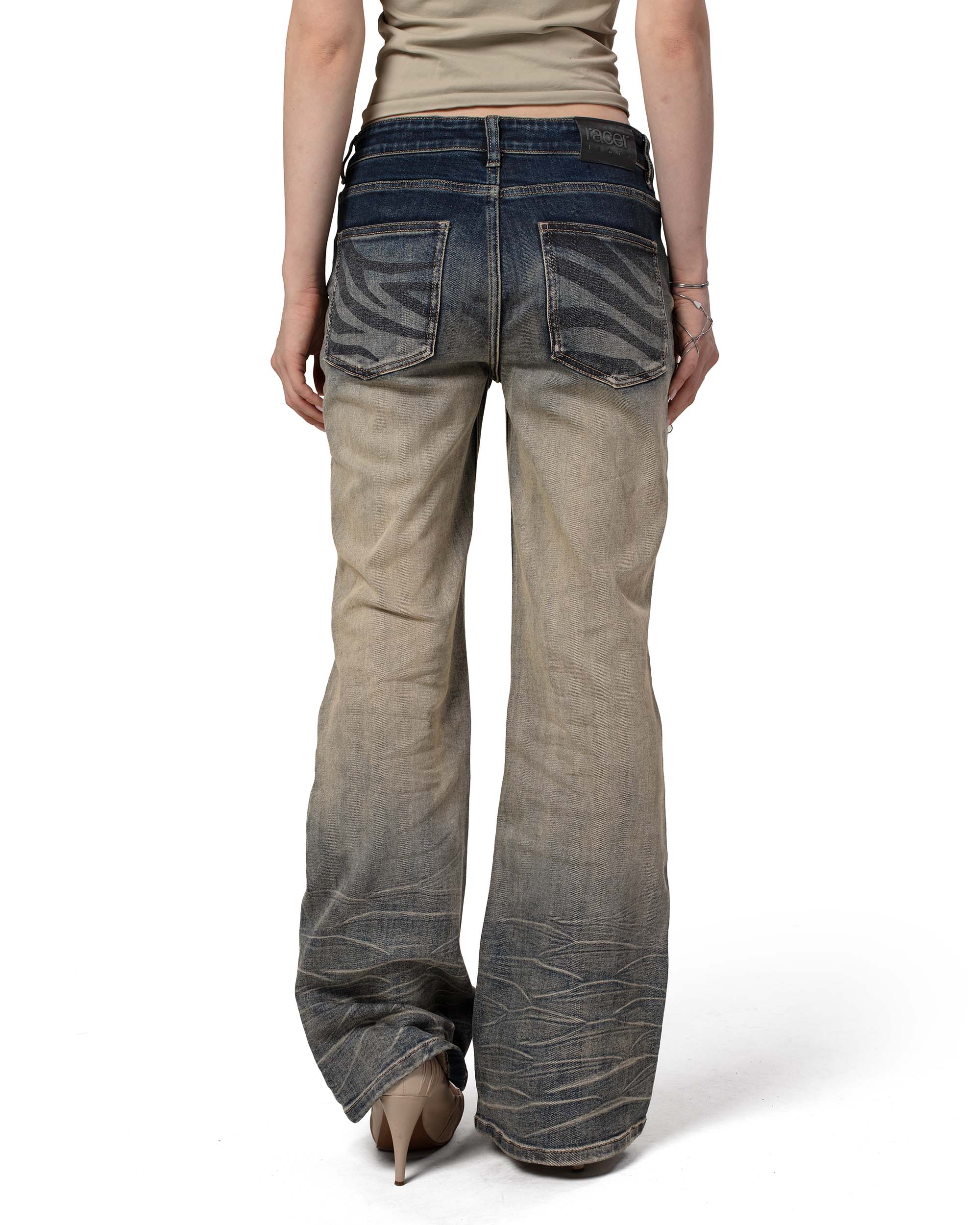 Bootcut fade denim