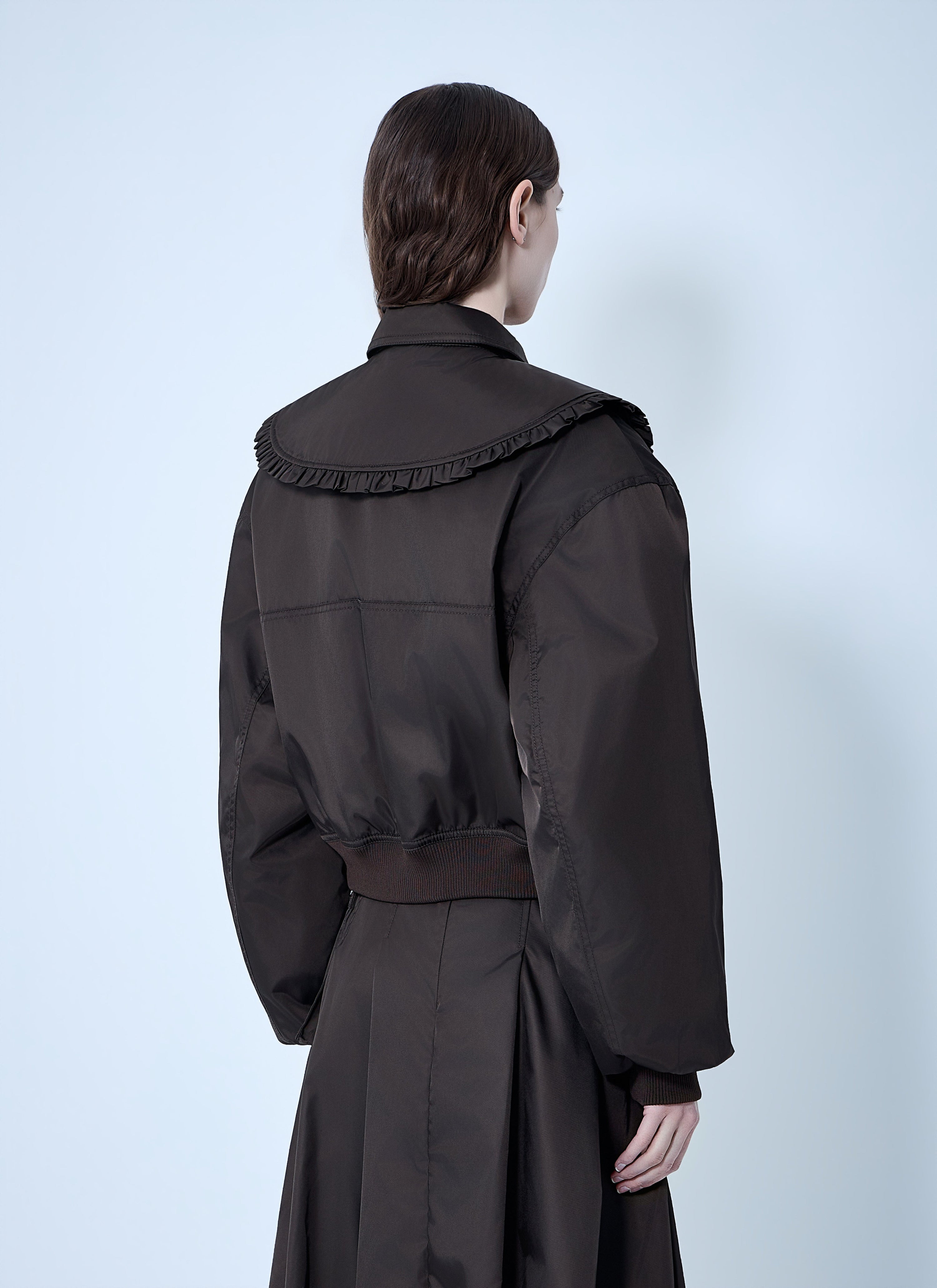 Duchesse nylon bomber jacket