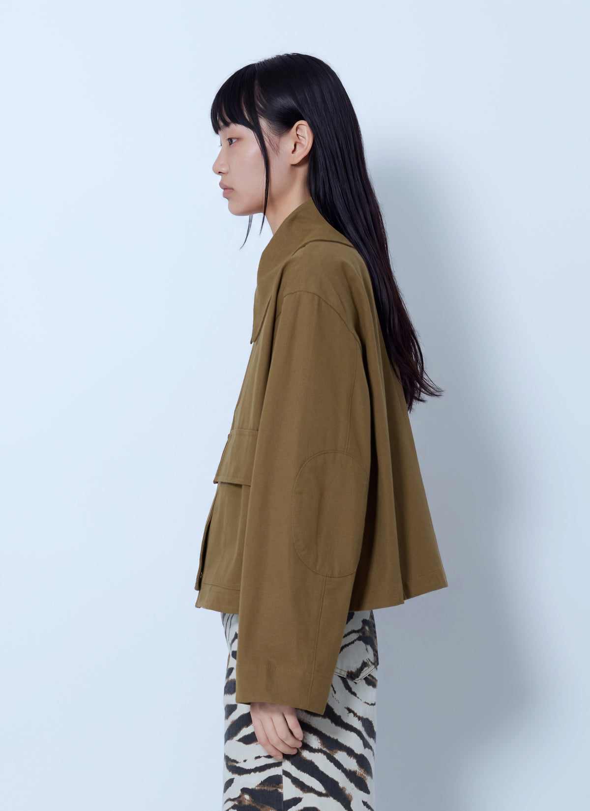 Workwear canvas short barn jacket