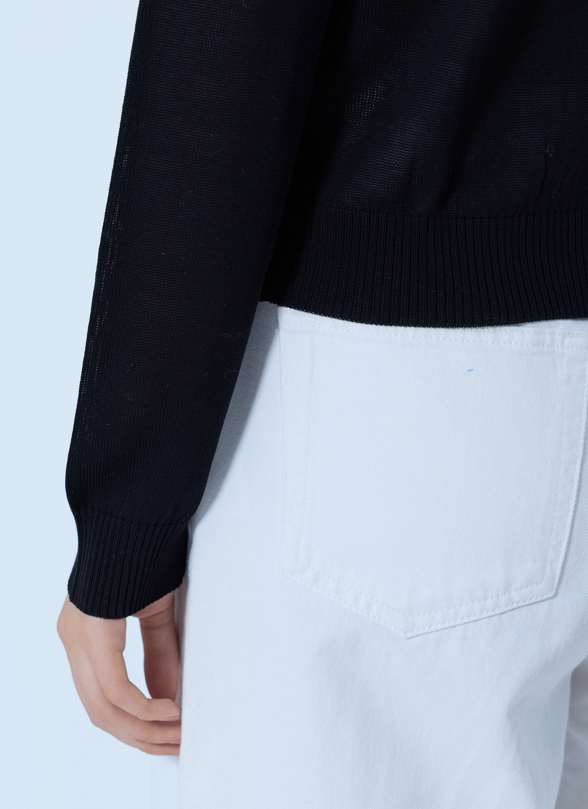 Light cotton argyle cardigan