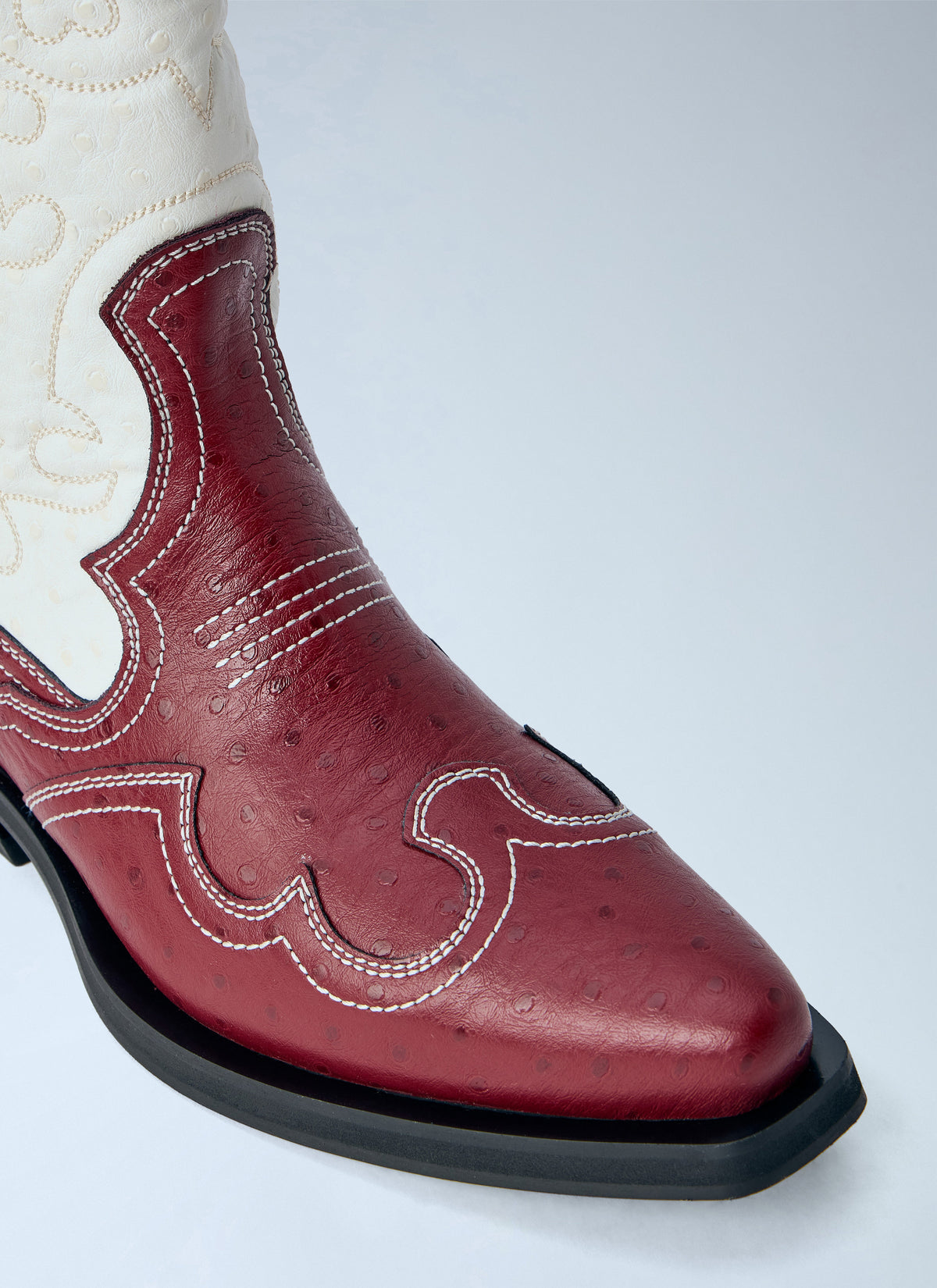 Mid shaft embroidered western boots
