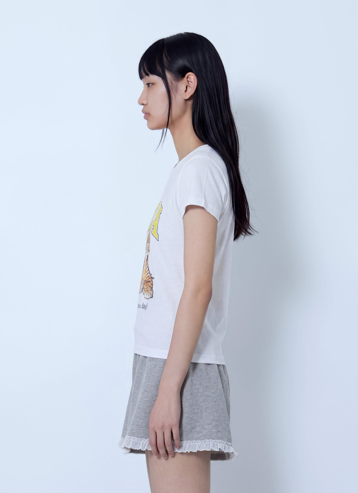 Basic cotton baby tiger t-shirt