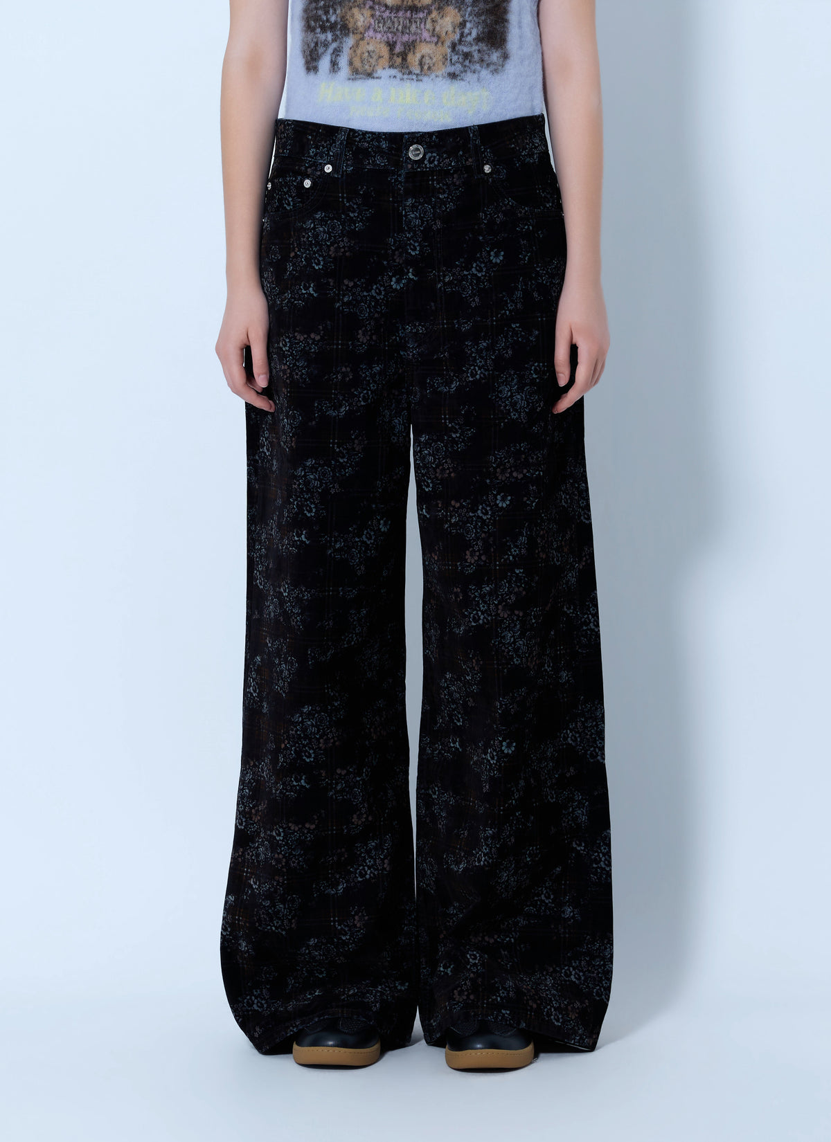 Printed flock denim marri 2.0 jeans